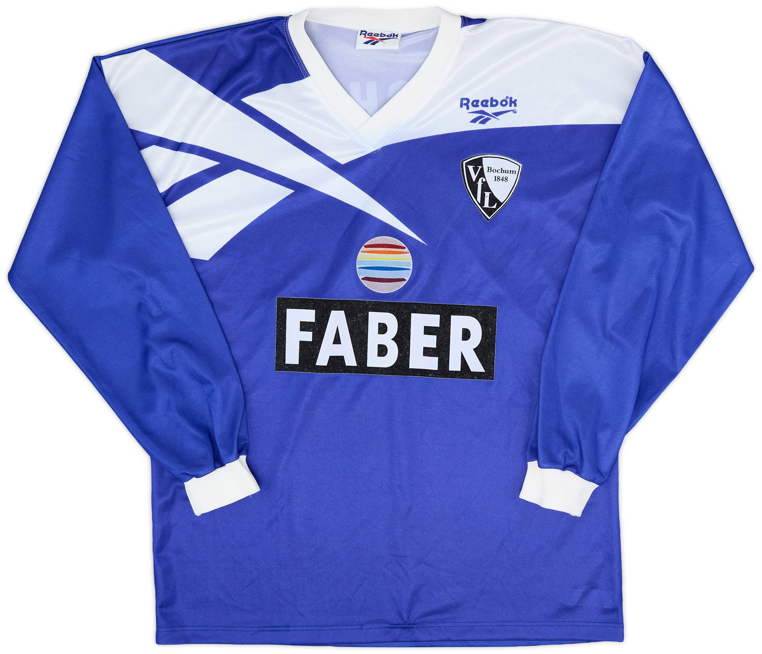 1995-96 VFL Bochum Home L/S Shirt - 8/10 - (M)