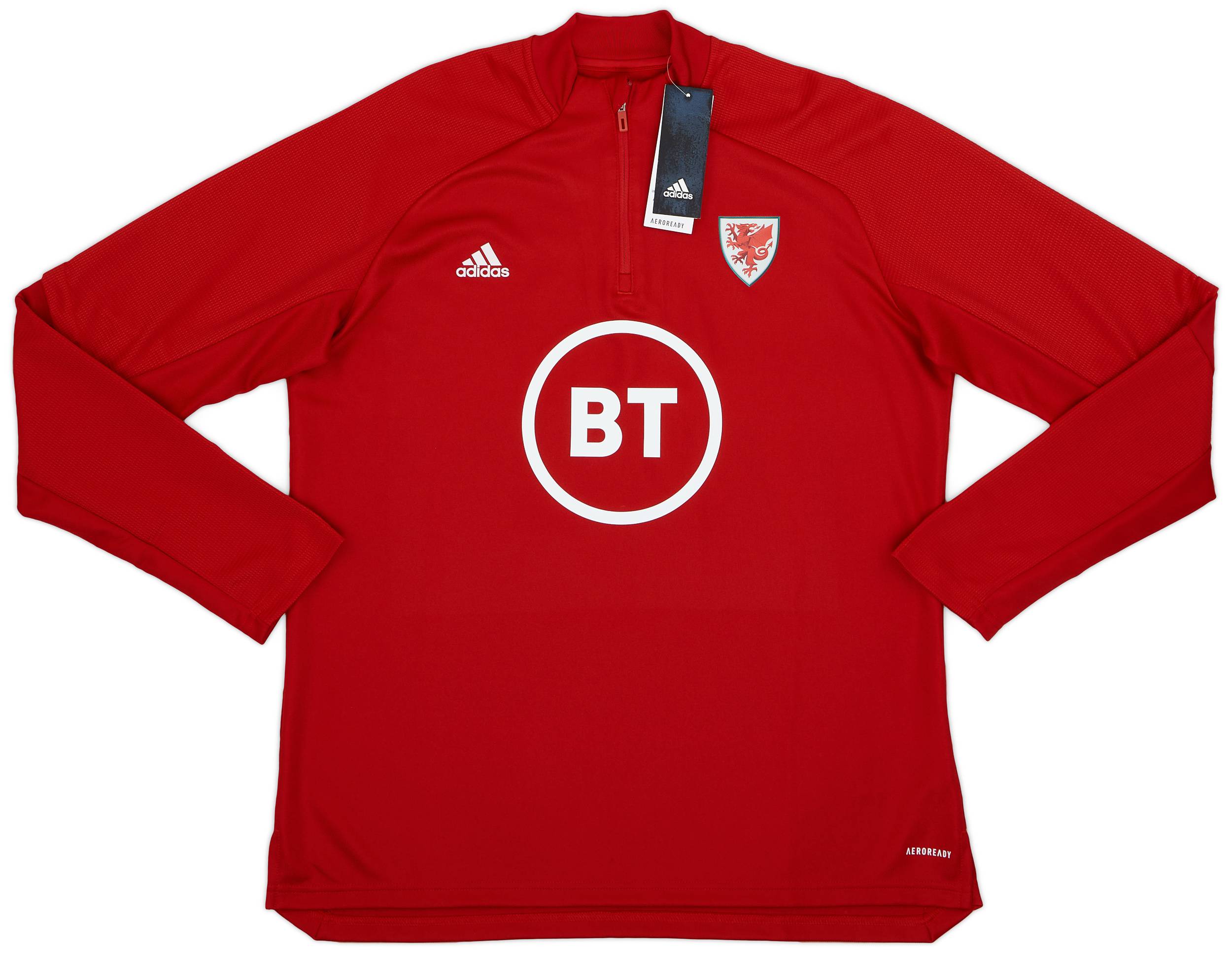 2020-21 Wales adidas 1/4 Zip Training Top (Women's M)