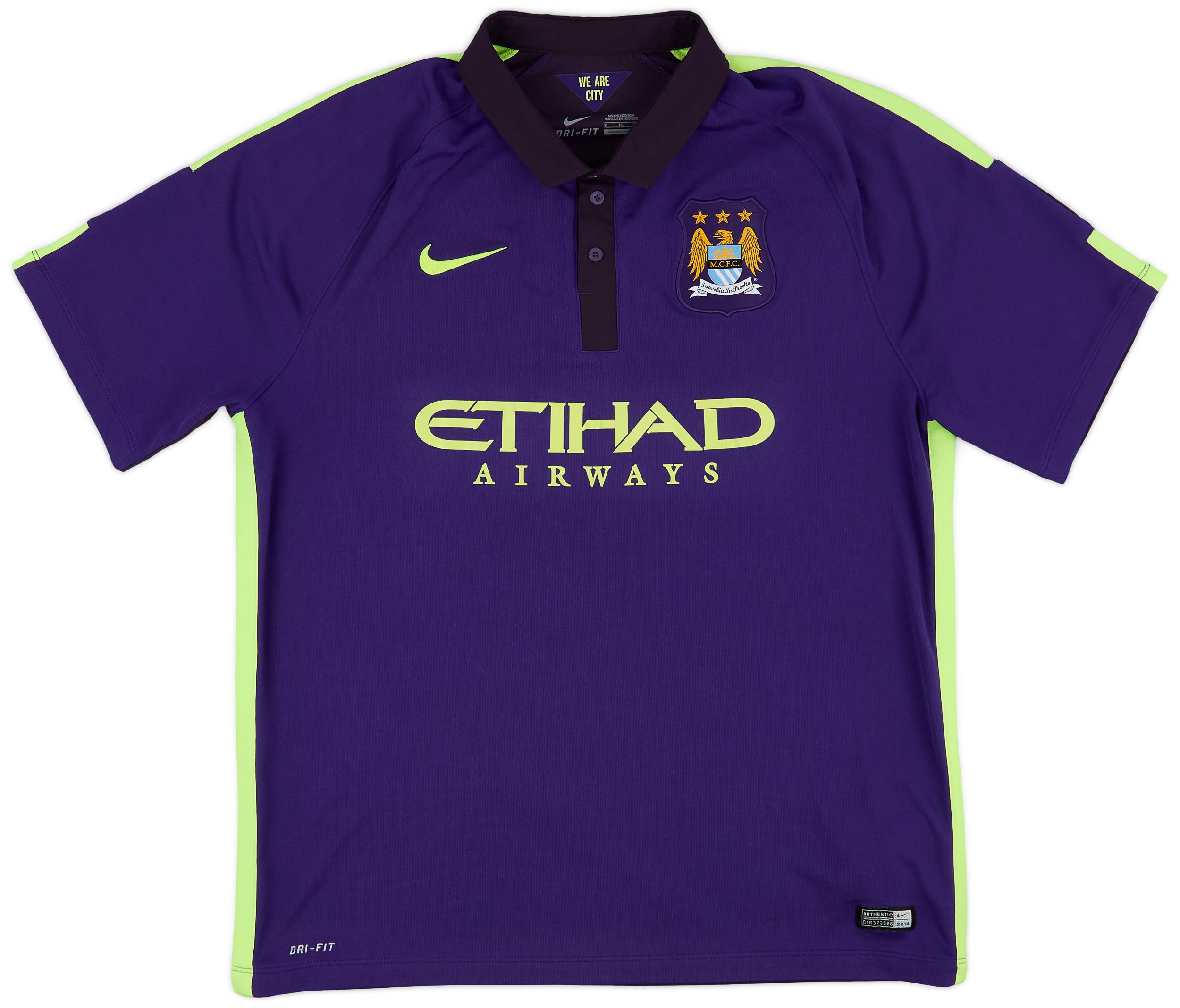 2014-15 Manchester City Third Shirt - 9/10 - (XL)