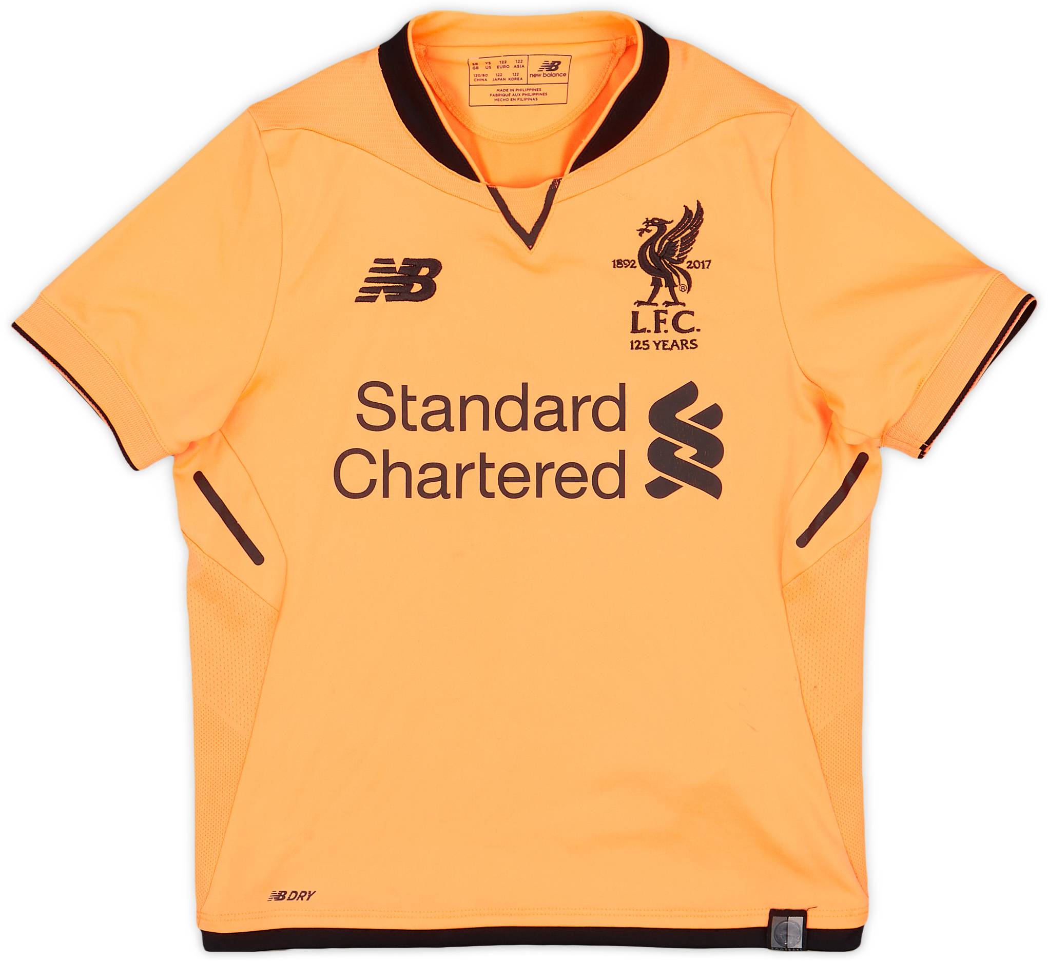 2017-18 Liverpool 125 Years Third Shirt - 8/10 - (S.Boys)