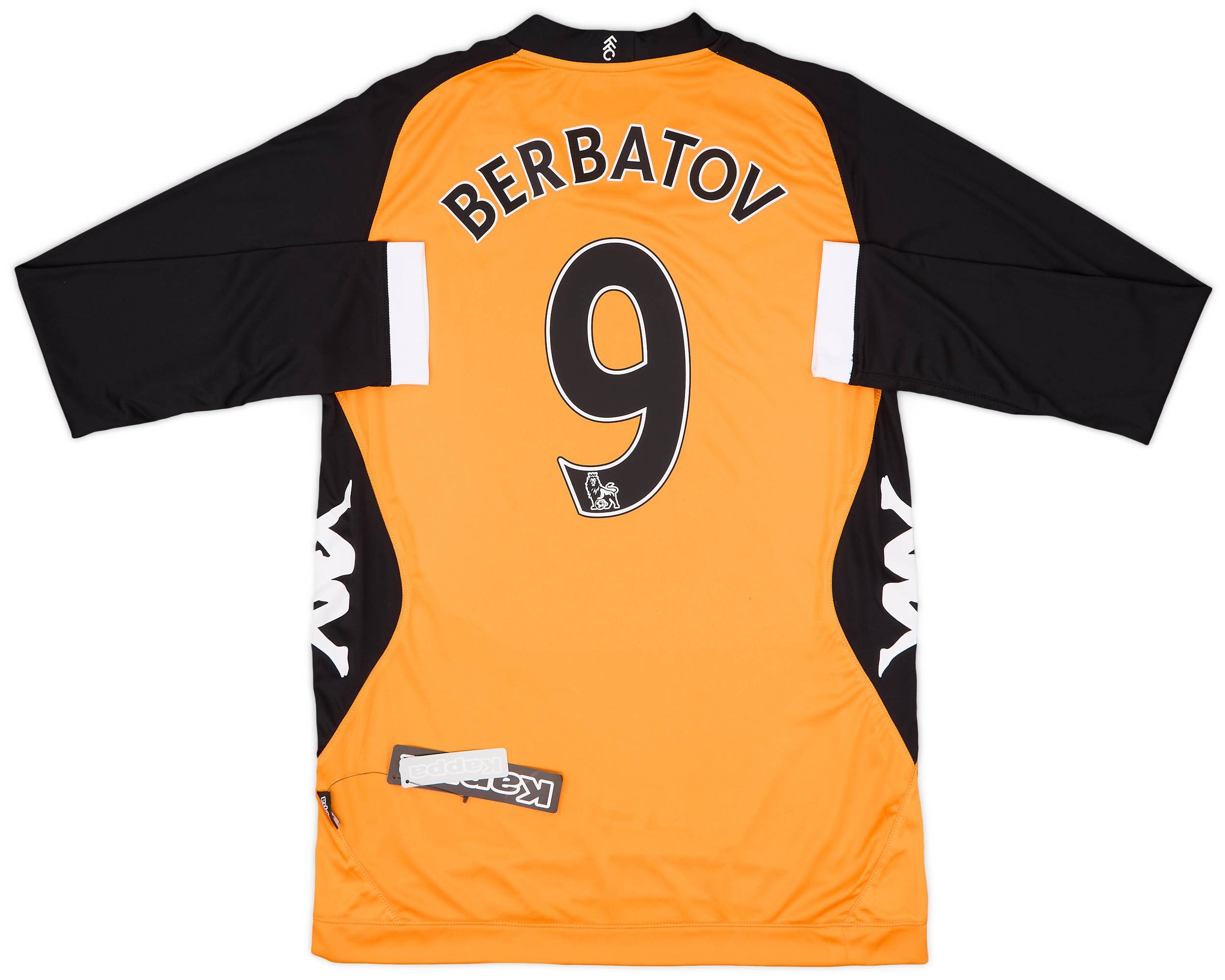 2012-13 Fulham Away L/S Shirt Berbatov #9 (L)