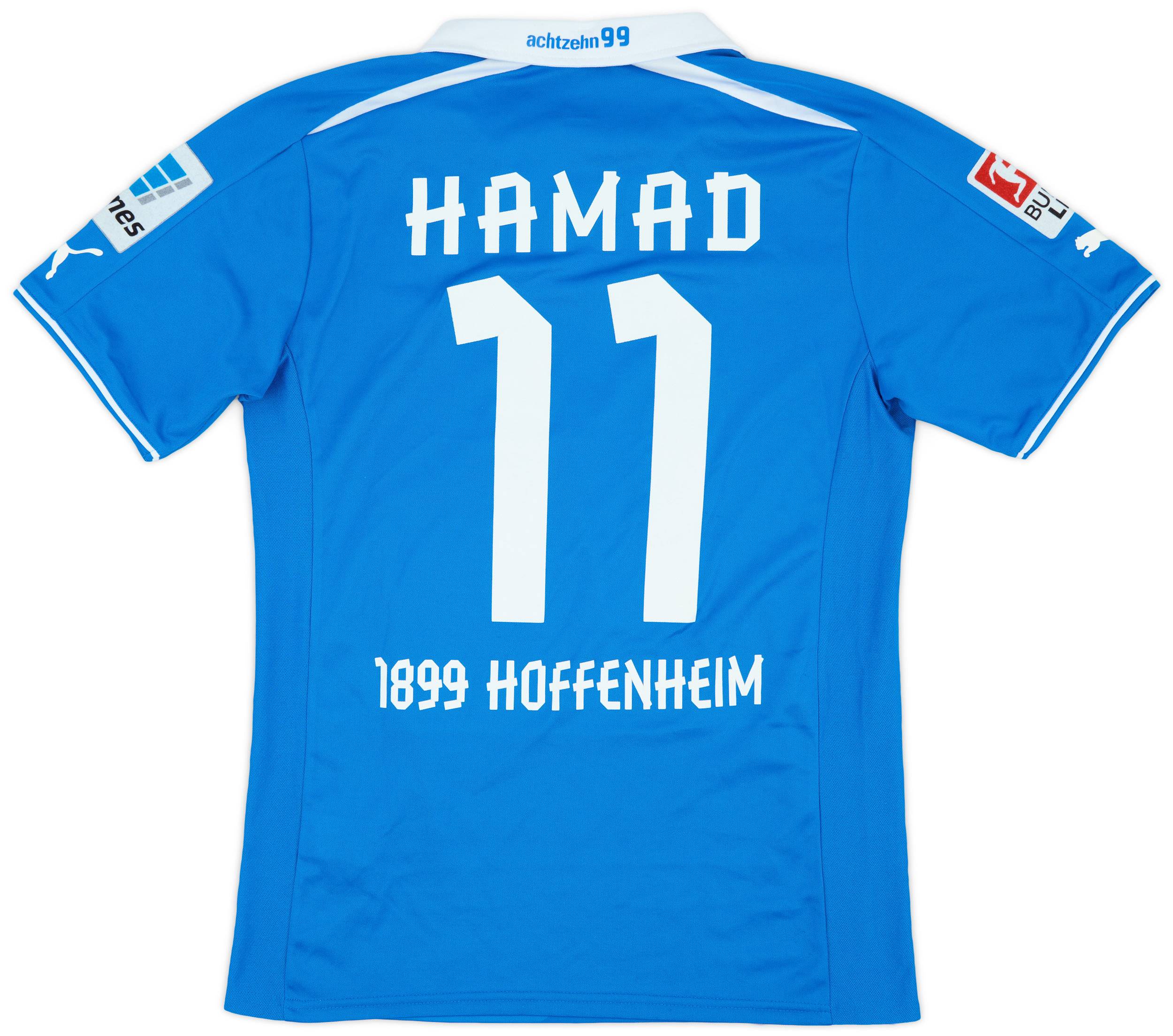 2013-14 TSG Hoffenheim Home Shirt Hamad #11 - 8/10 - (M)