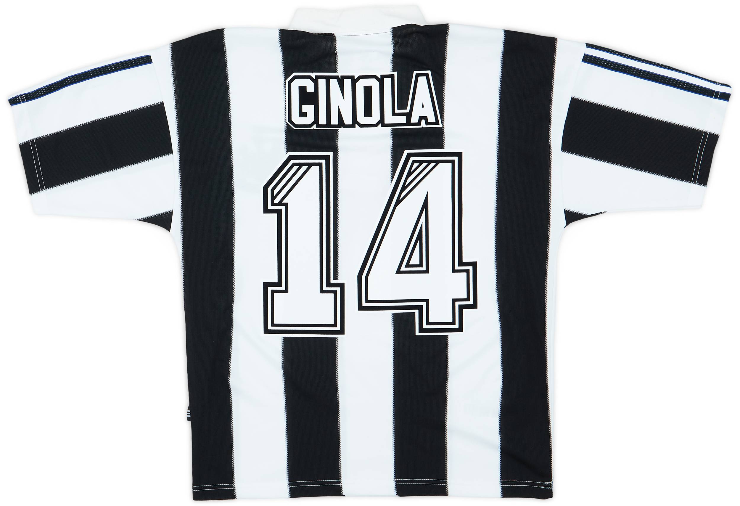 1995-97 Newcastle Home Shirt Ginola #14 - 9/10 - (S)