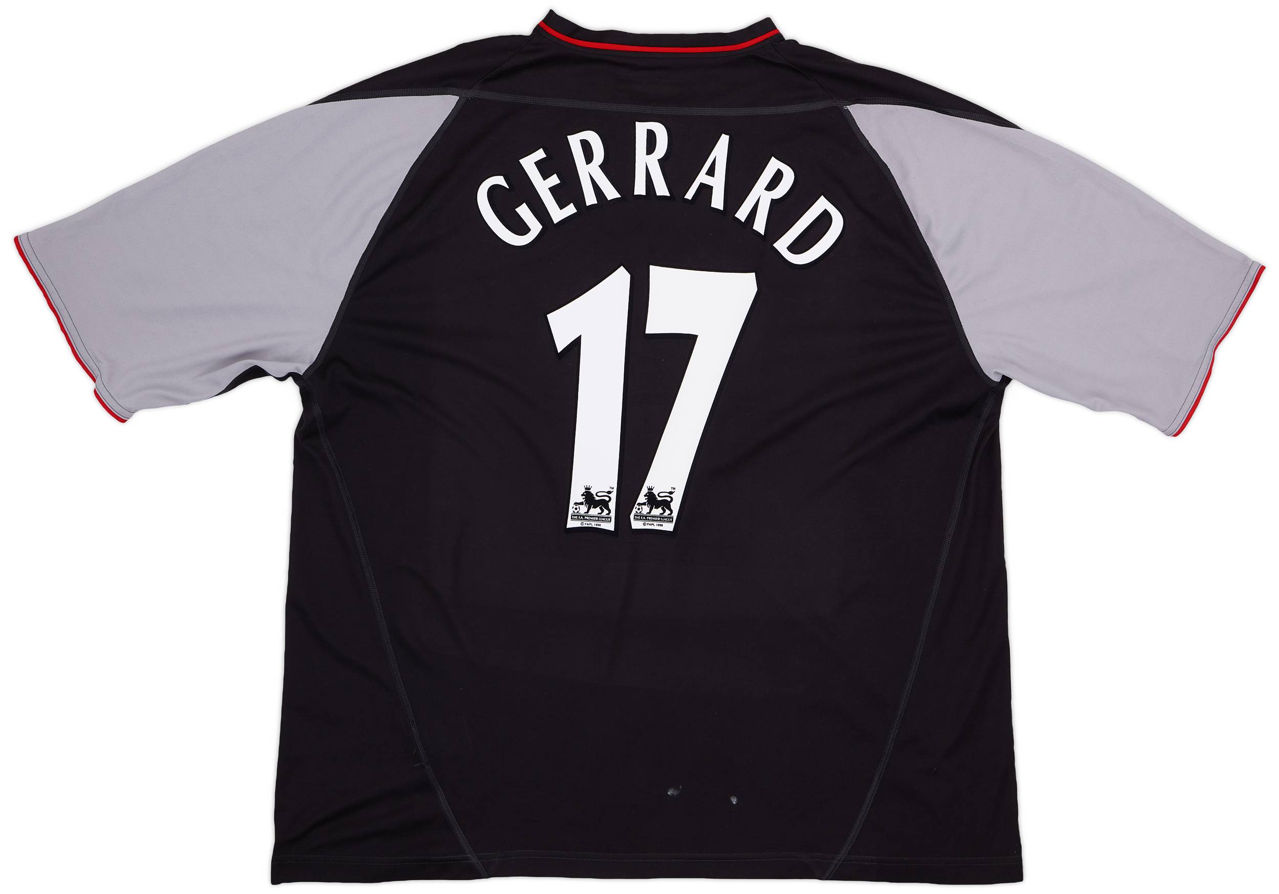 2002-04 Liverpool Away Shirt Gerrard #17 - 6/10 - (XXL)