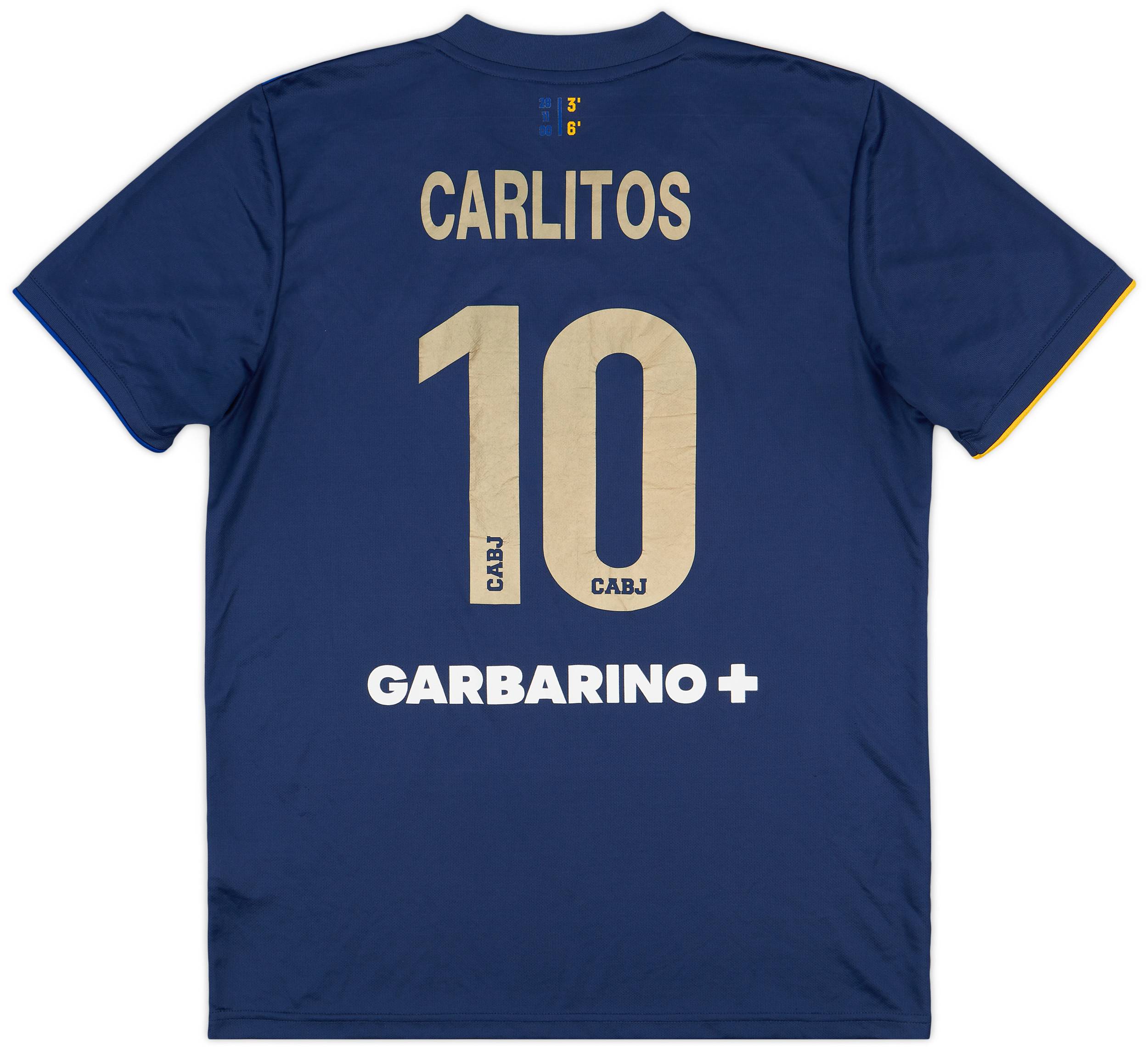 2020-21 Boca Juniors Fourth Shirt Carlitos #10 - 7/10 - (L)