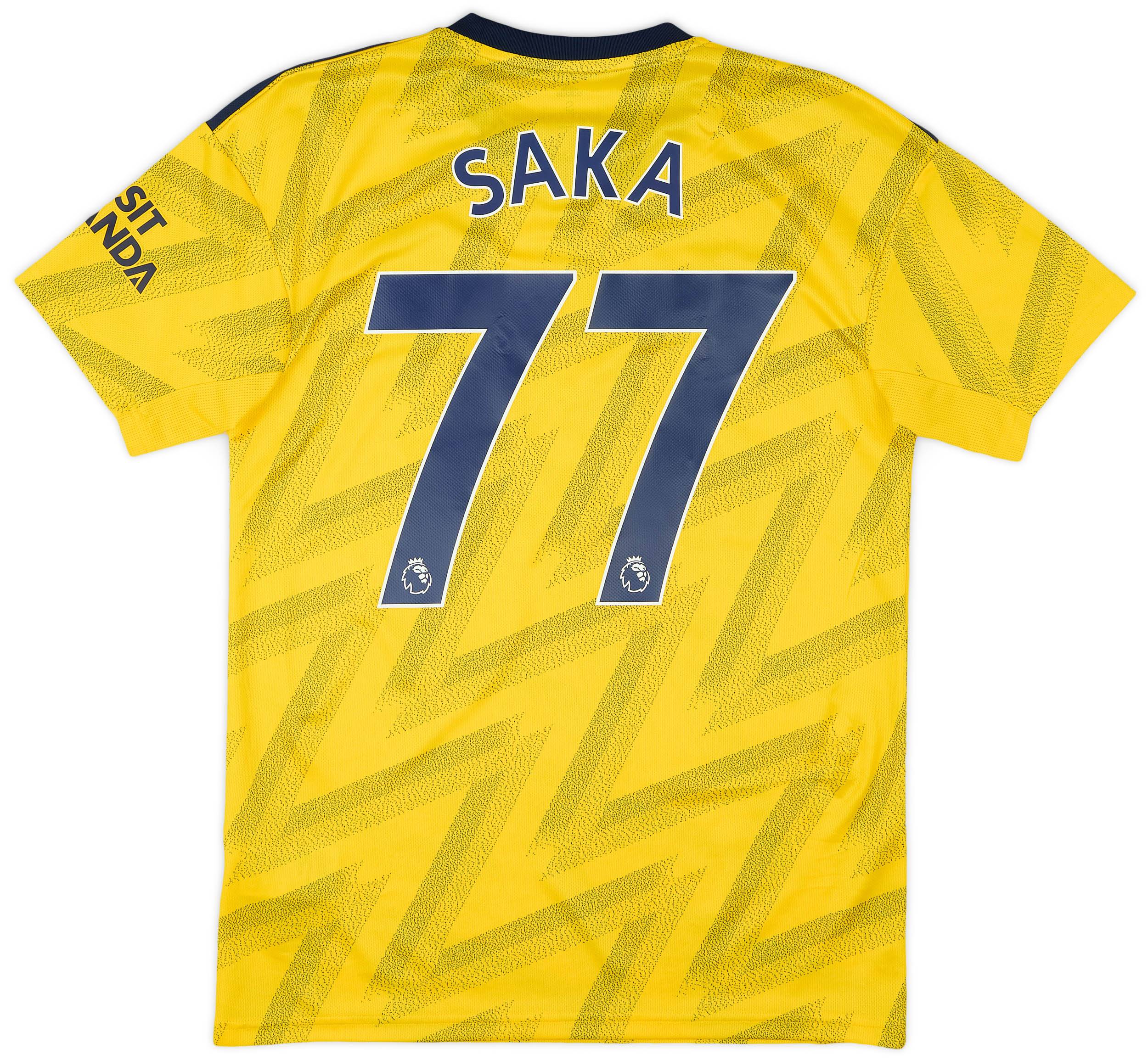 2019 20 Arsenal Away Shirt Saka 77 9 10 S