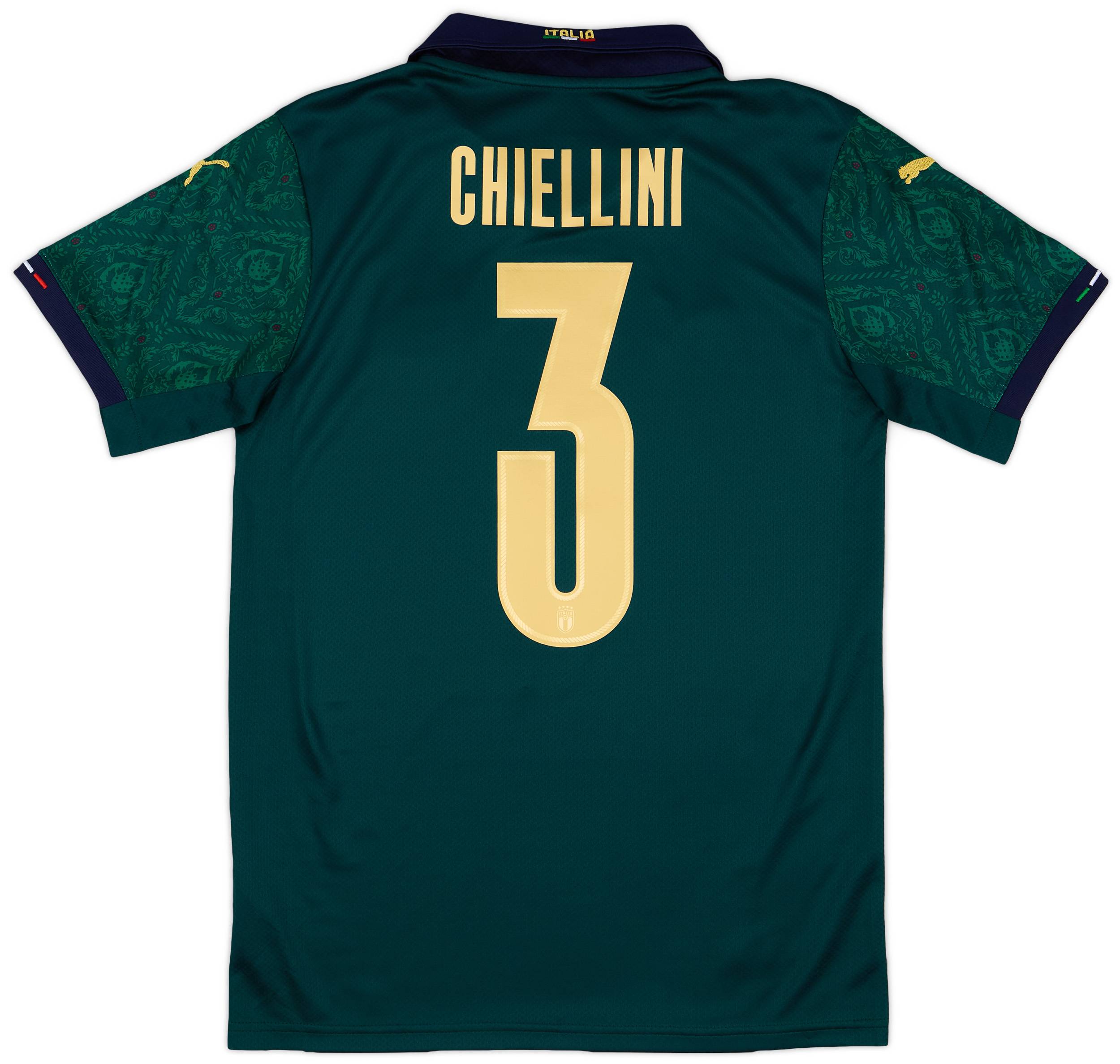 2019-20 Italy Third Shirt Chiellini #3 - 9/10 - (M)