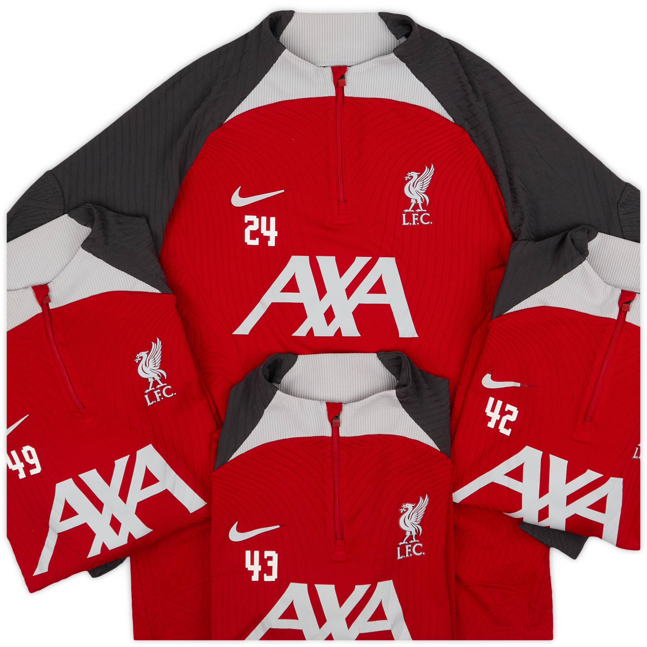 2024-25 Liverpool Player Issue 1/4 Zip Training Top # - 7/10 - (M)