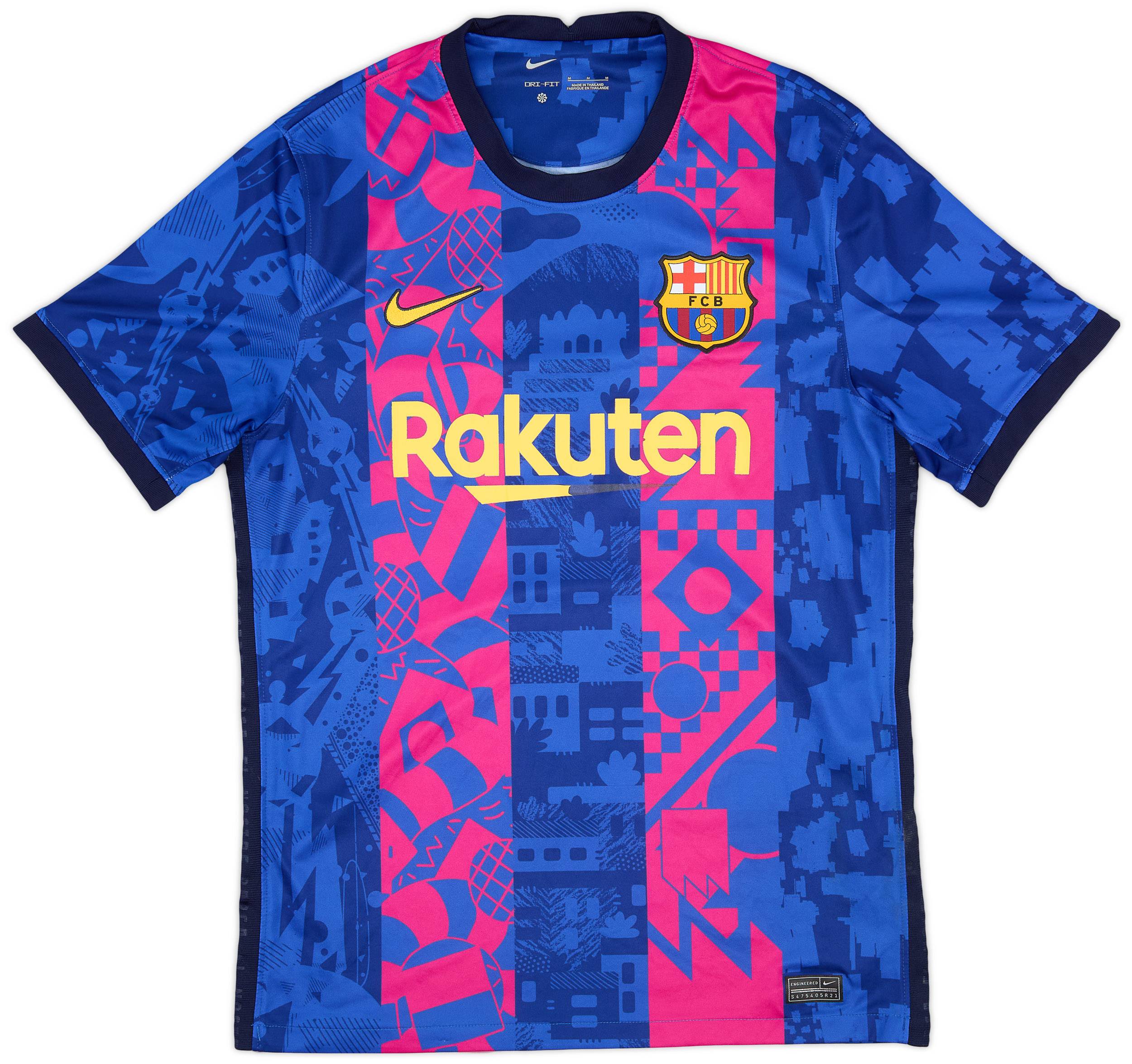 2021-22 Barcelona Third Shirt - 5/10 - (M)