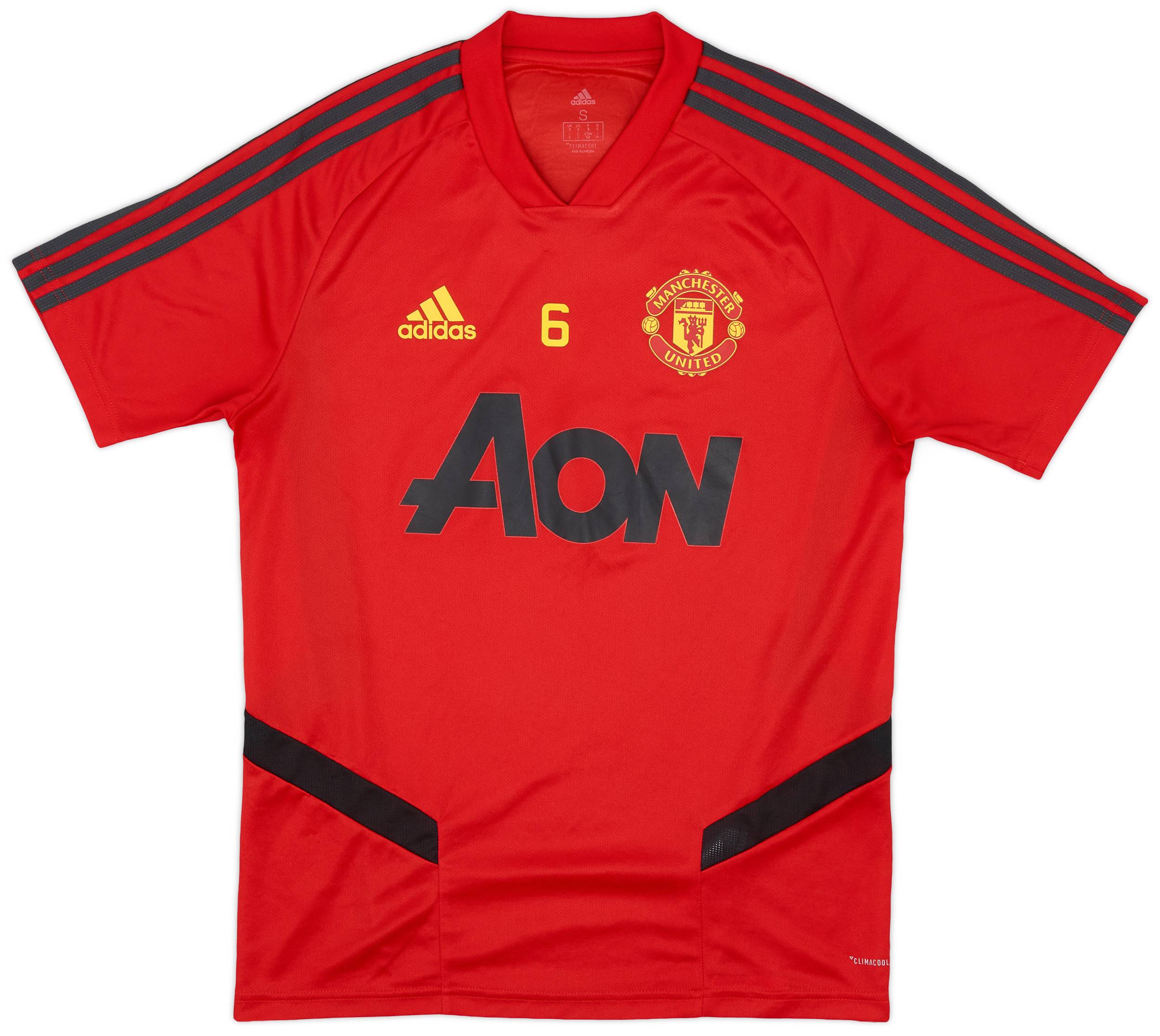 2019-20 Manchester United Player Issue adidas Training Shirt #6 - 9/10 - (S)