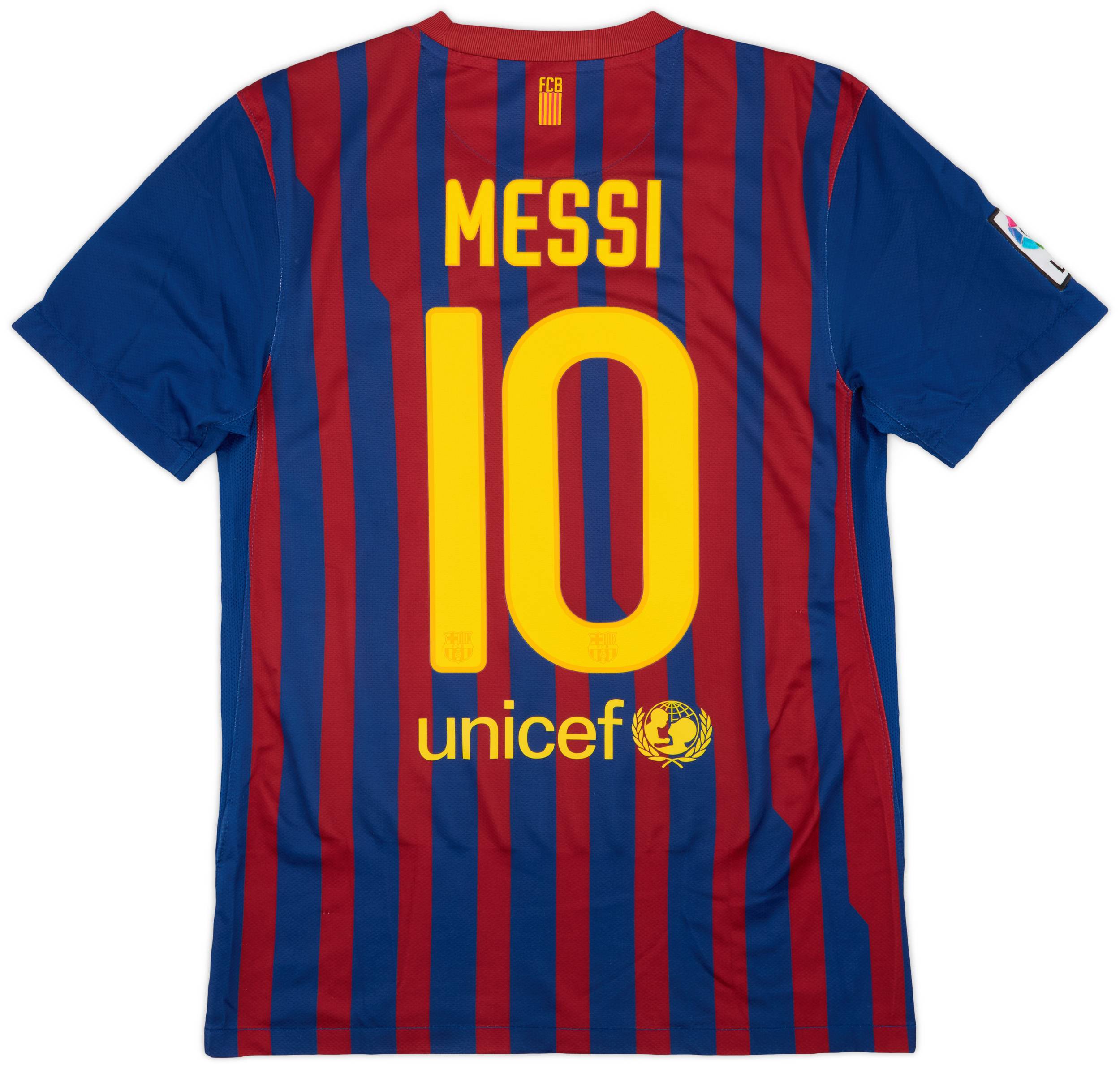2011-12 Barcelona Home Shirt Messi #10 - 8/10 - (S)
