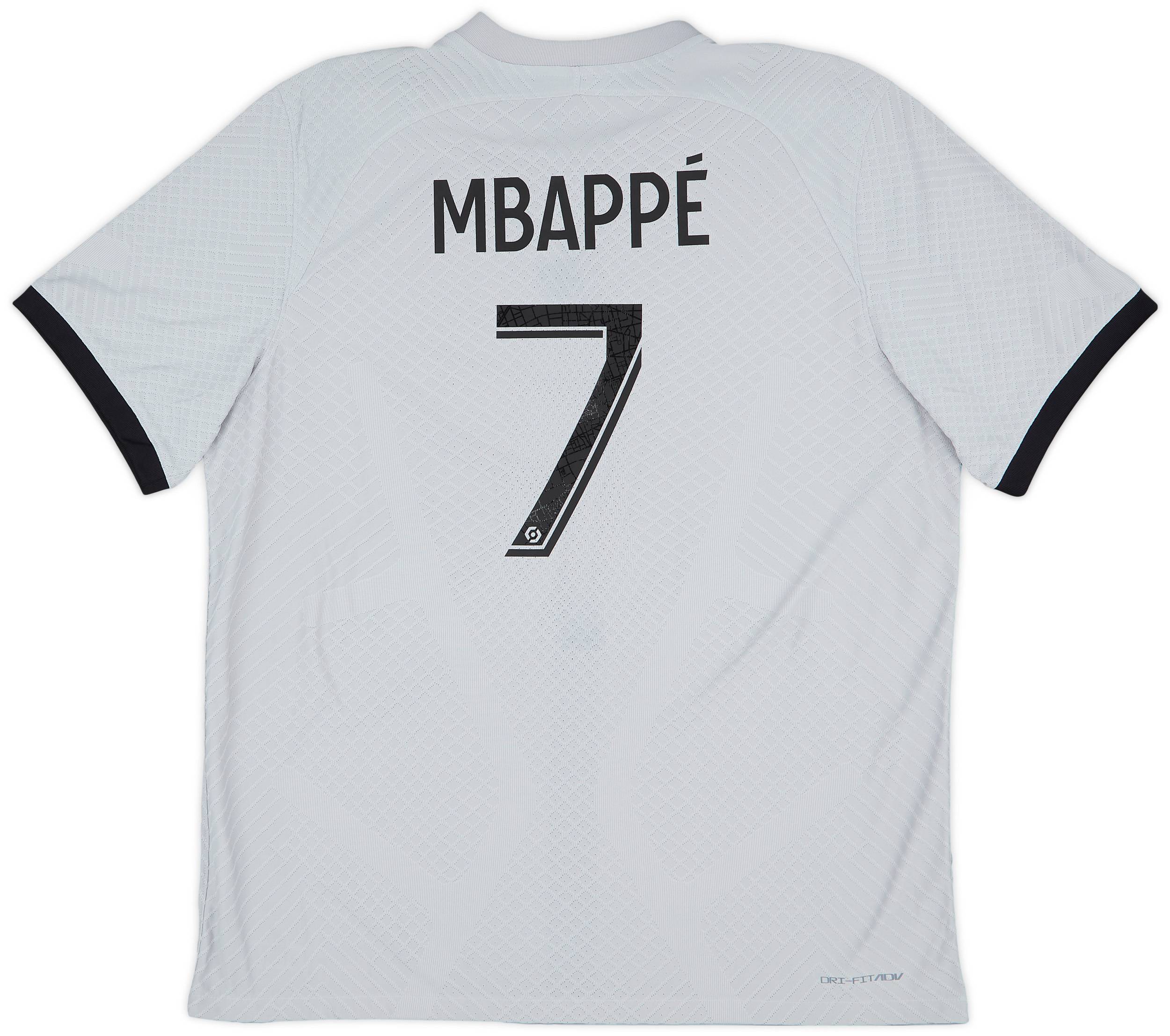 2022-23 Paris Saint-Germain Authentic Away Shirt Mbappe #7 - 10/10 - (XL)