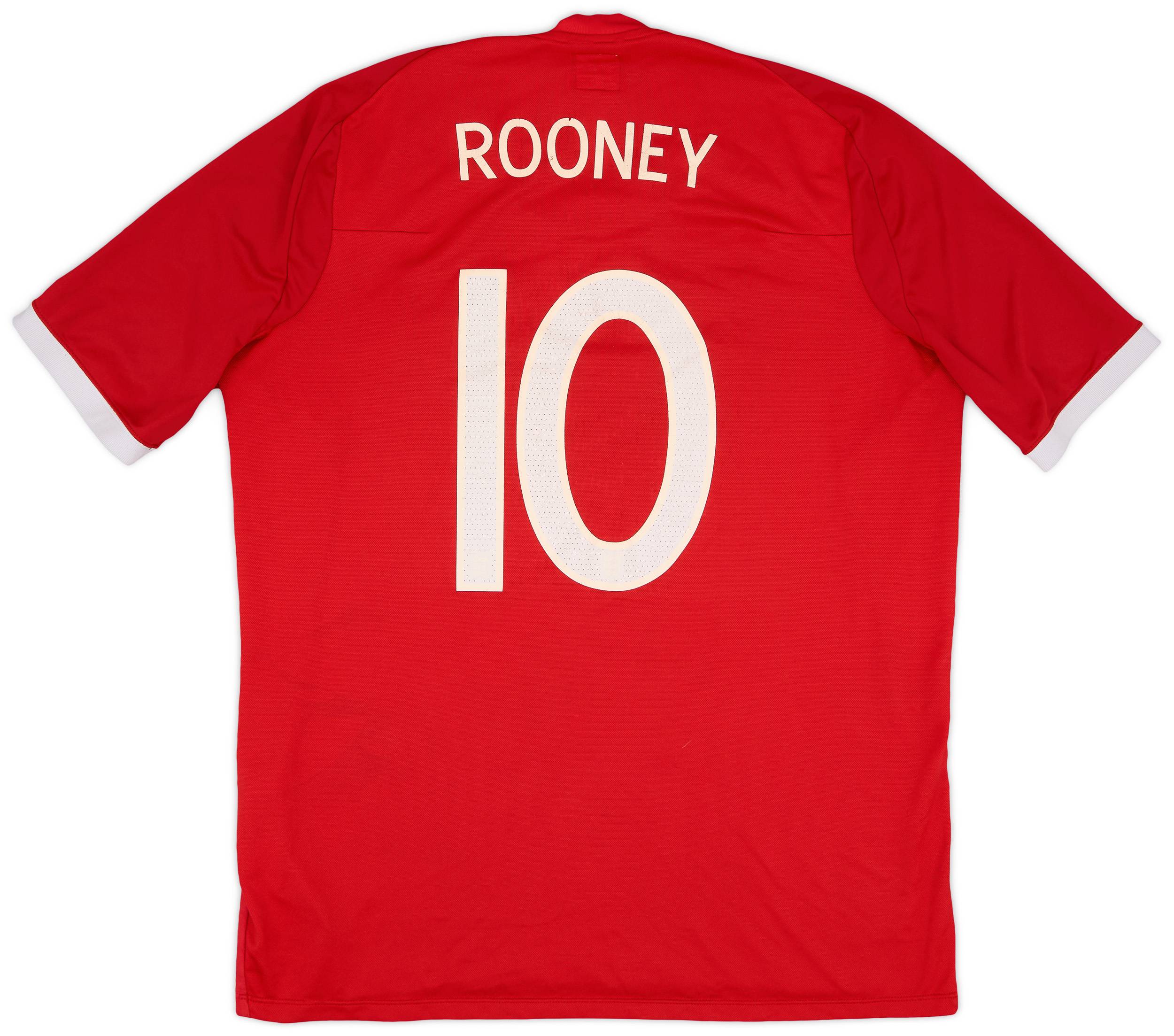 2010-11 England Away Shirt Rooney #10 - 5/10 - (XL)