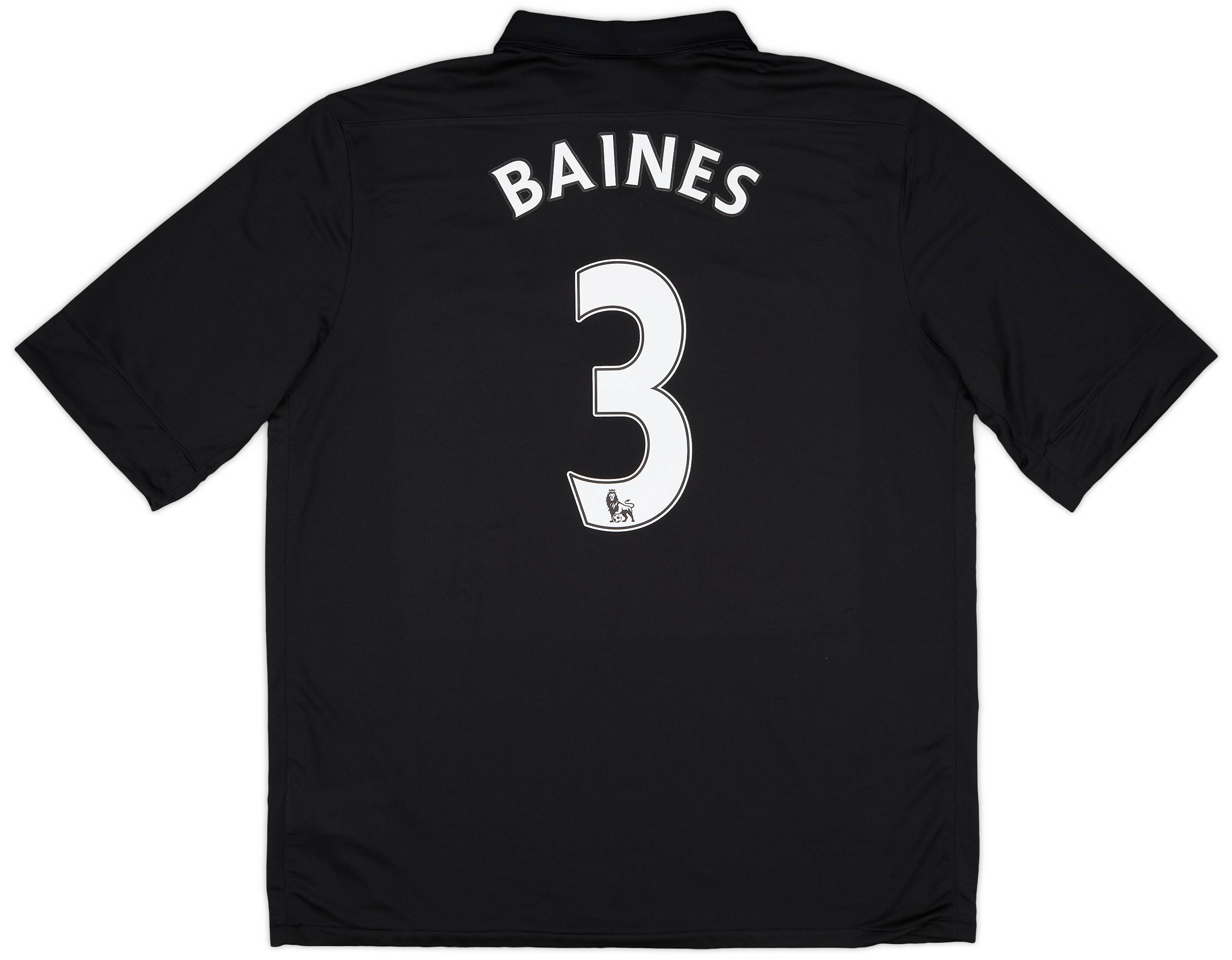 2012-13 Everton Away Shirt Baines #3 - 8/10 - (XL)