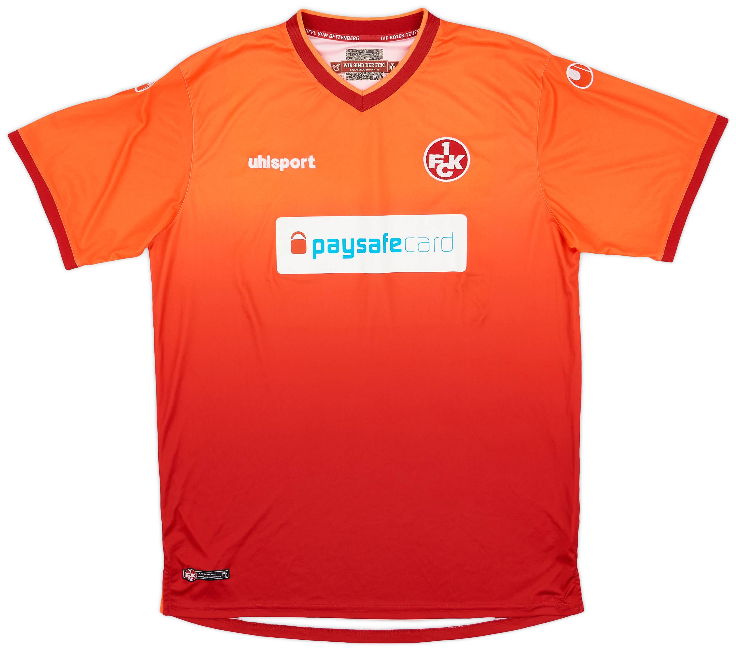 2014-15 Kaiserslautern Home Shirt - 9/10 - (XXL)