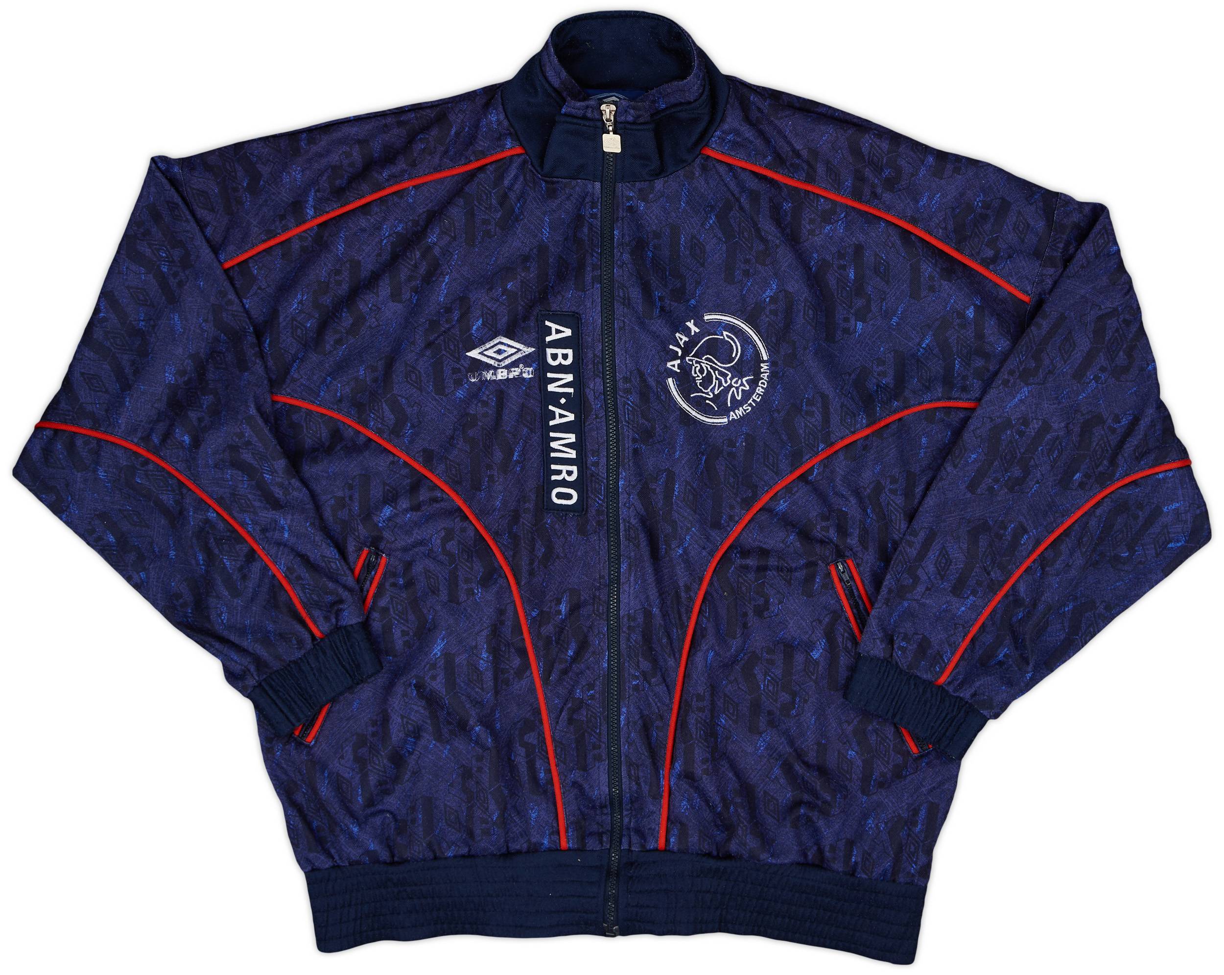 1995-96 Ajax Player Issue Umbro Track Jacket - 5/10 - (L)