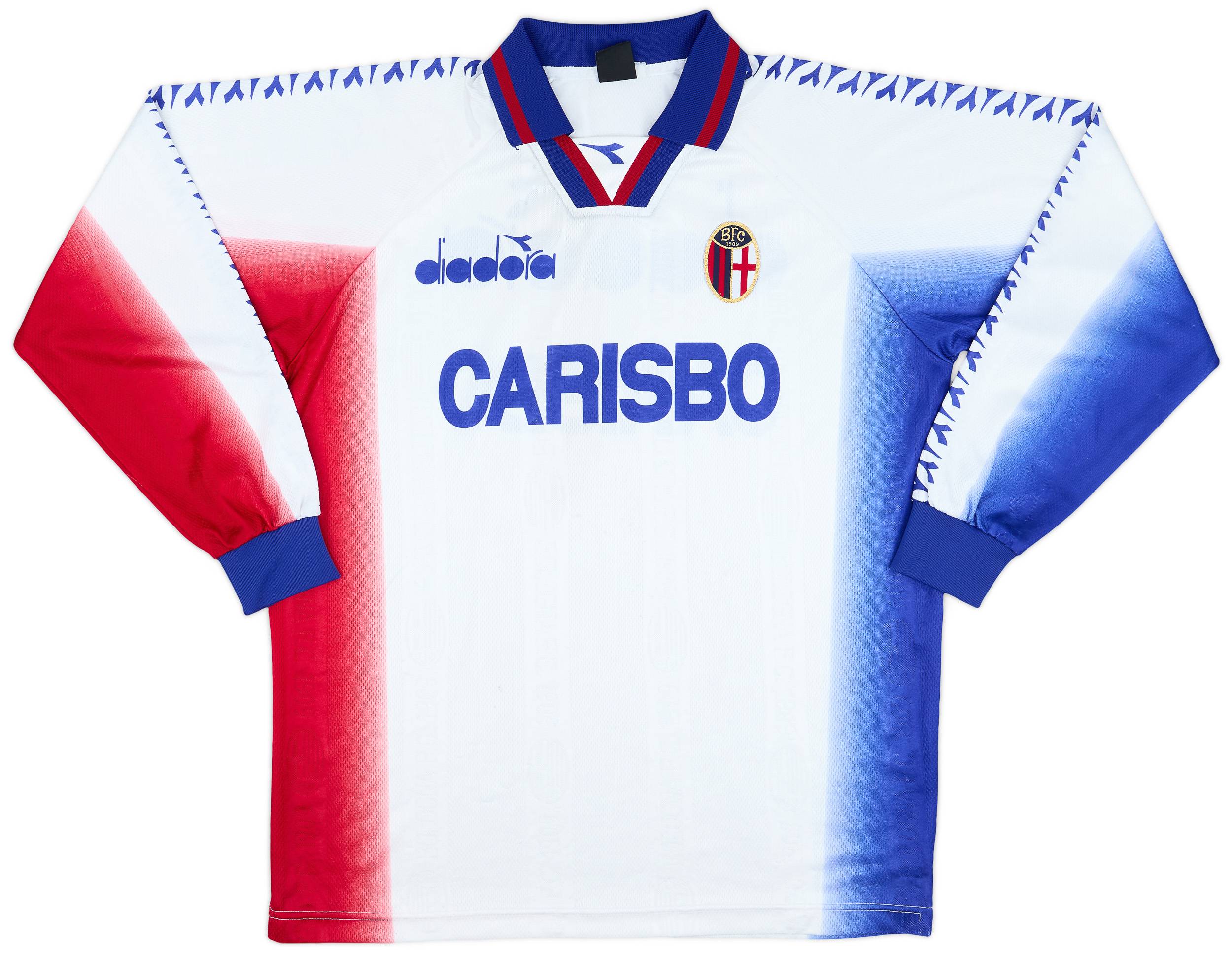 1996-97 Bologna Diadora Training L/S Shirt - 8/10 - (L)