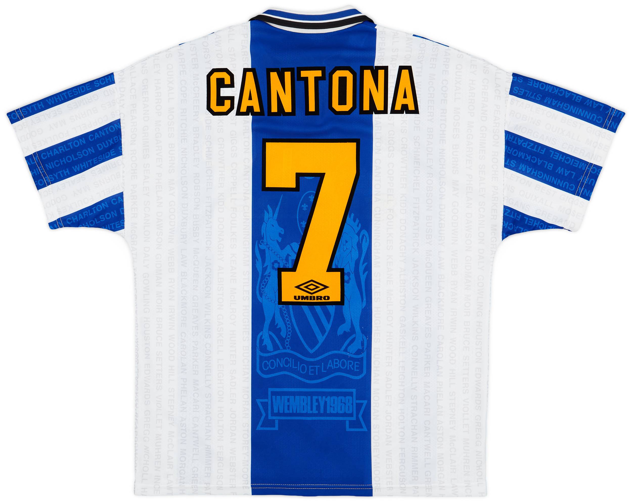 1994-96 Manchester United Third Shirt Cantona #7 - 10/10 - (L)