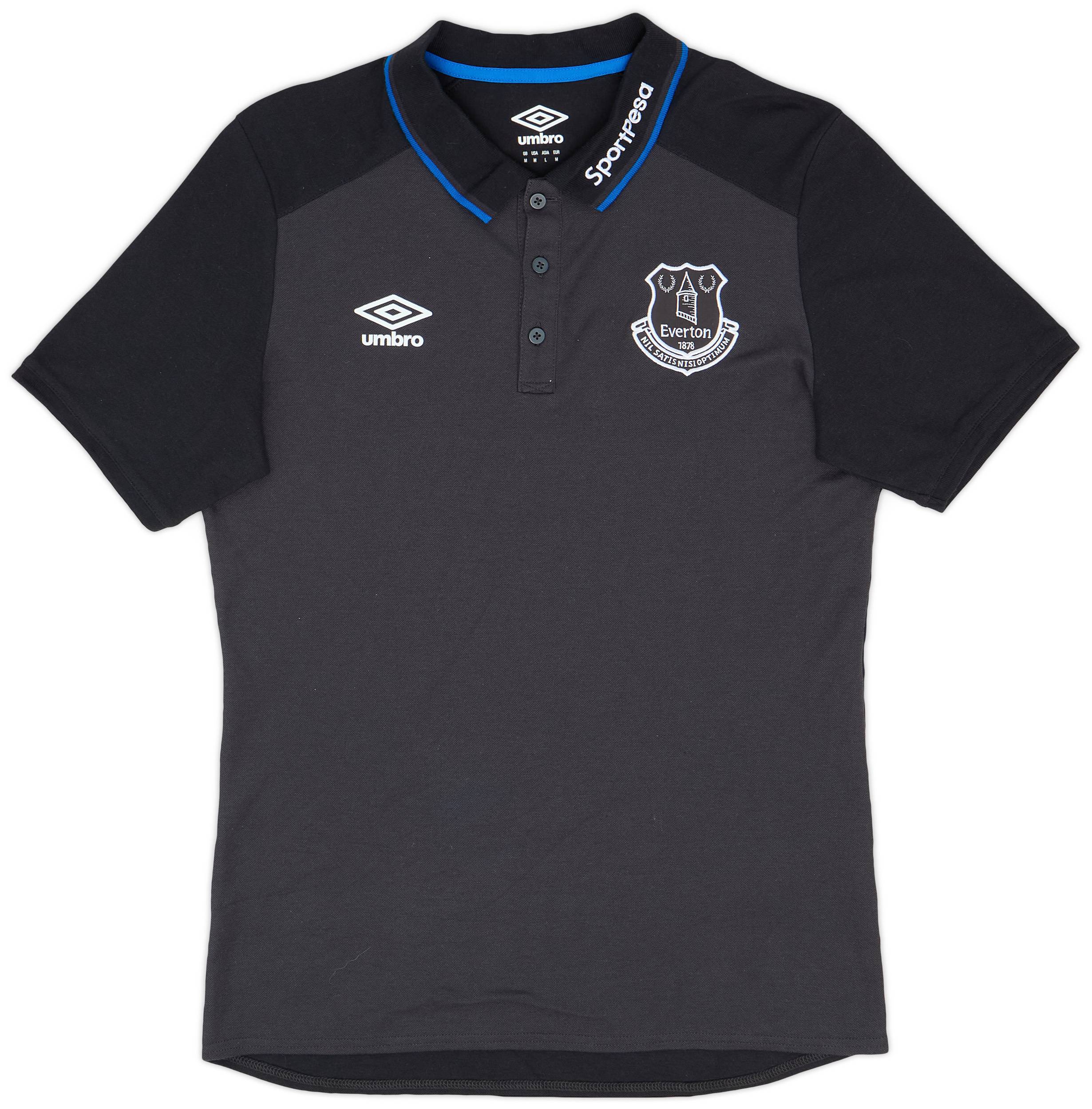 2018-19 Everton Umbro Polo Shirt - 9/10 - (M)