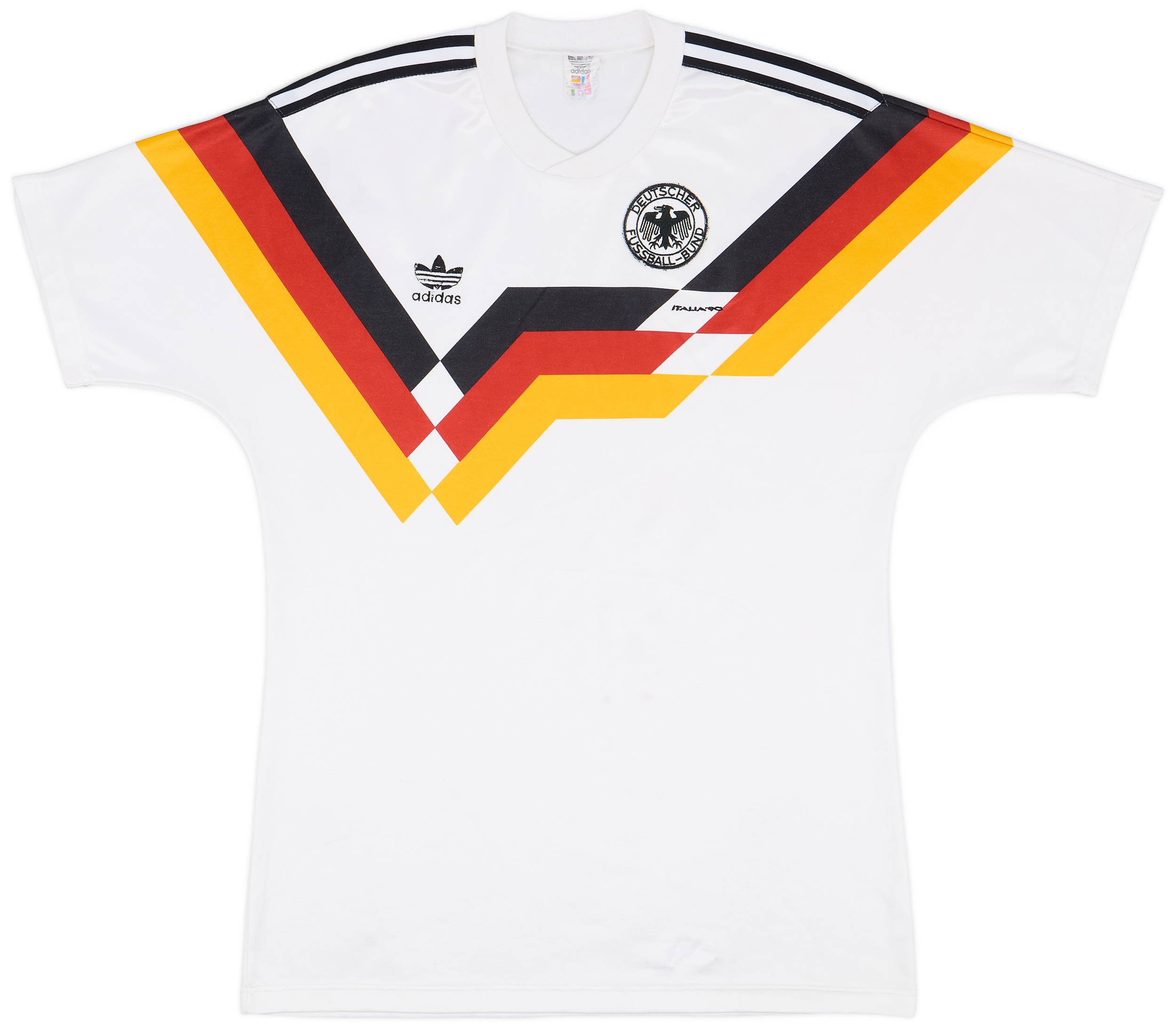1988-90 West Germany 'Italia 90' Home Shirt - 8/10 - (M/L)