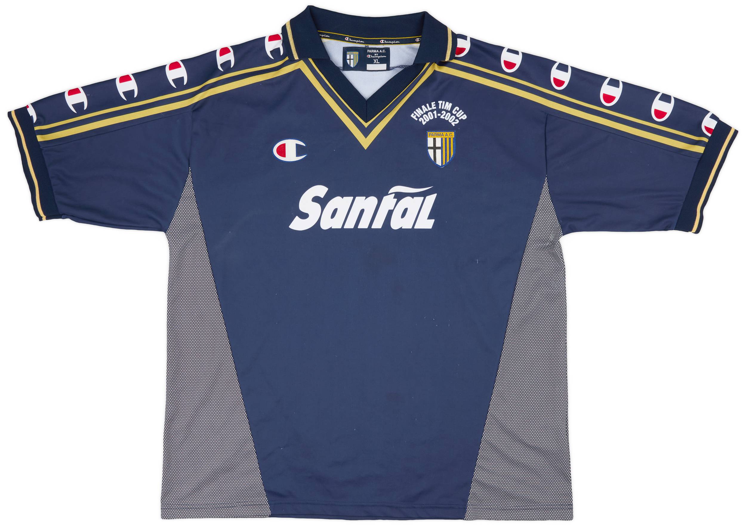 2001-02 Parma 'Signed' 'Finale TIM Cup' Away Shirt - 8/10 - (XL)