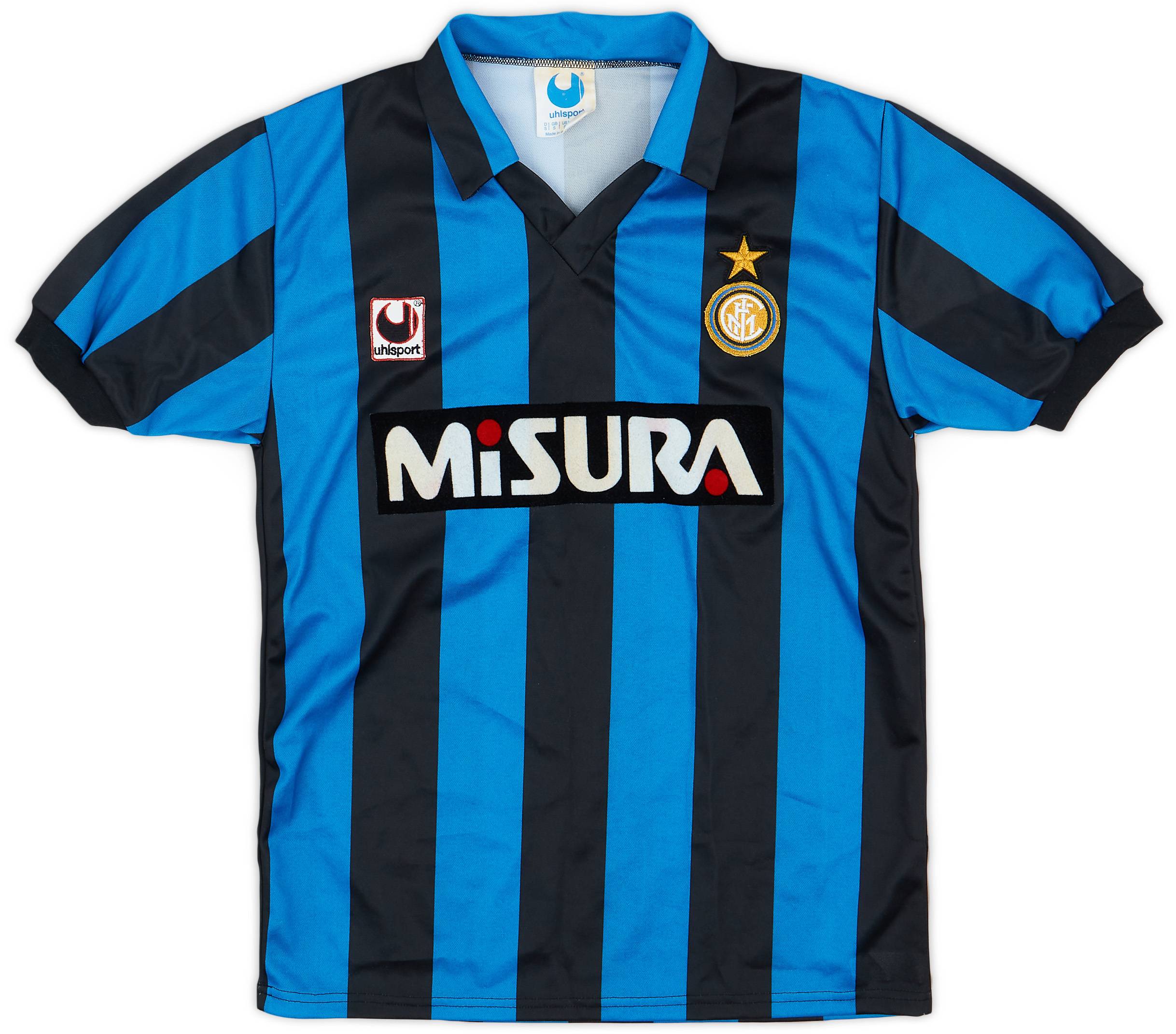 1990-91 Inter Milan Home Shirt - 8/10 - (S)