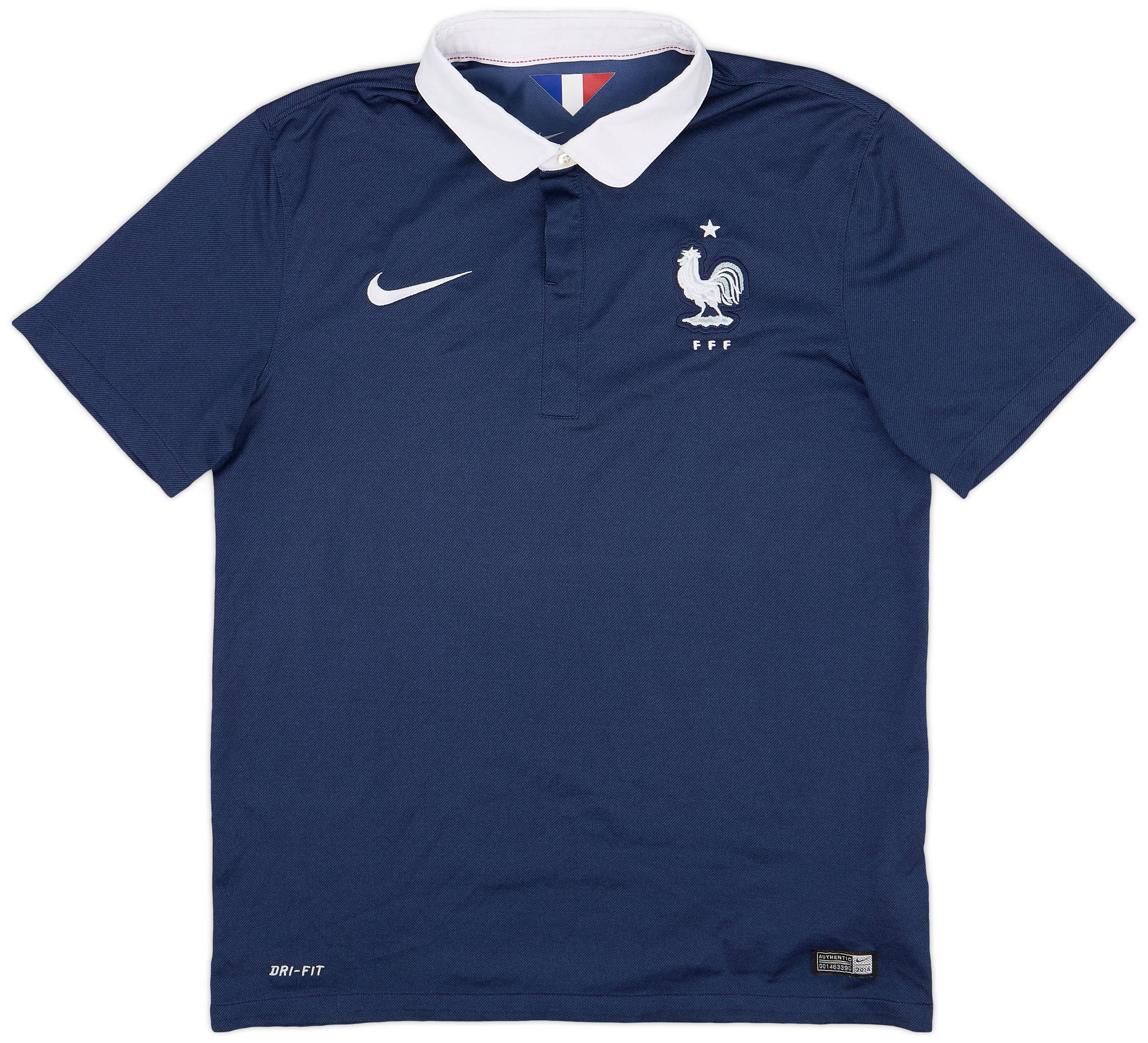 2014-15 France Home Shirt - 8/10 - (M)