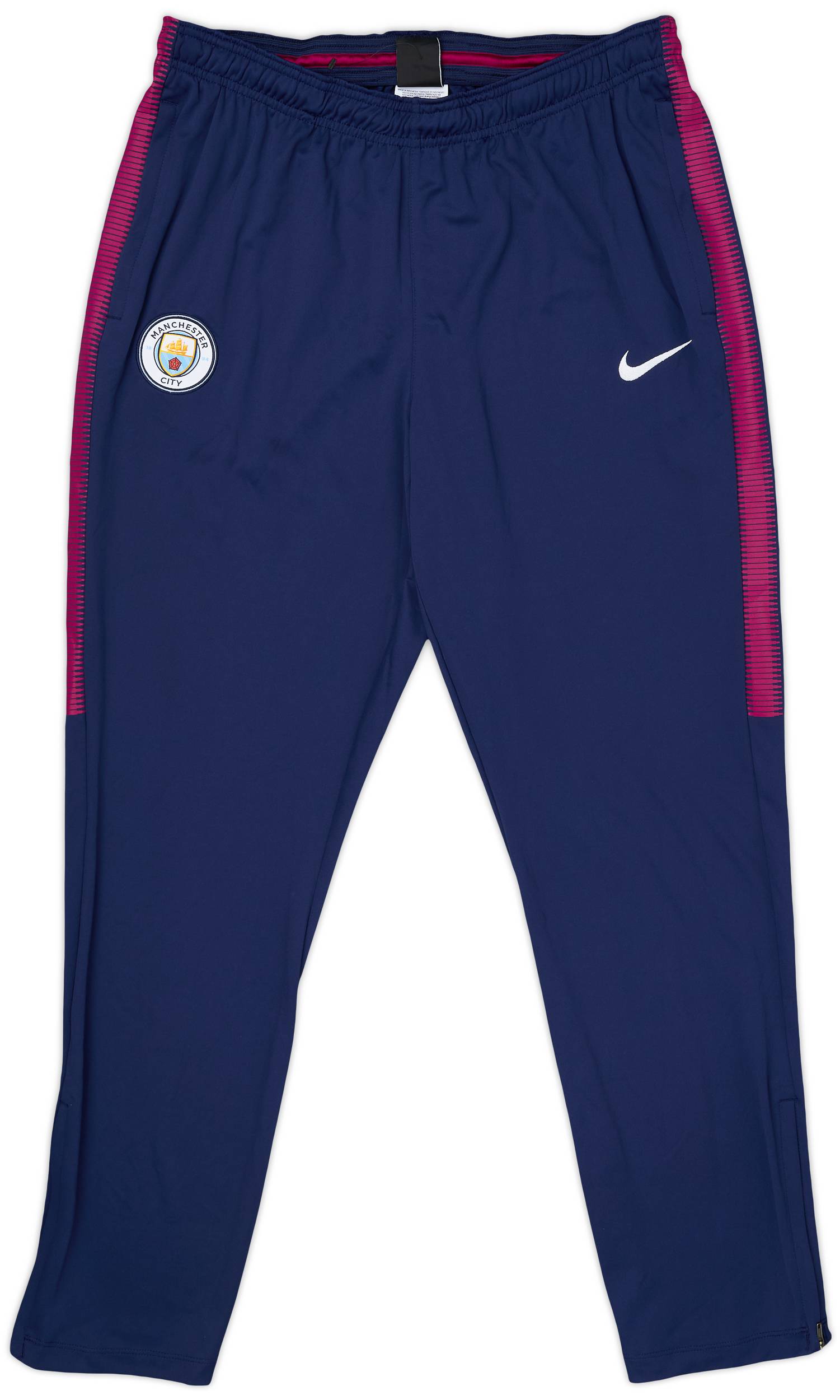 2017-18 Manchester City Nike Track Pants/Bottoms - 5/10 - (L)