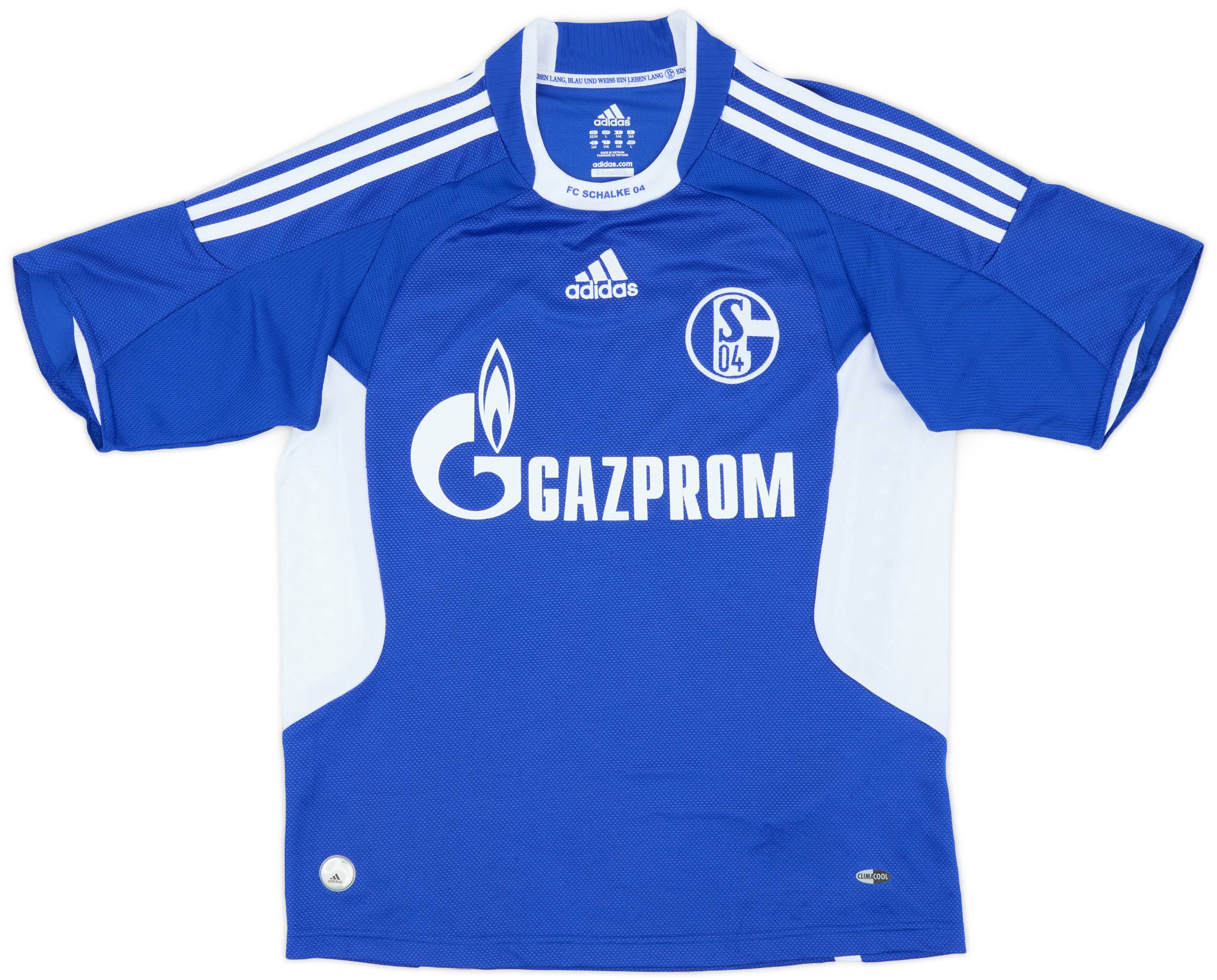 2008-10 Schalke Home Shirt - 8/10 - (L.Boys)