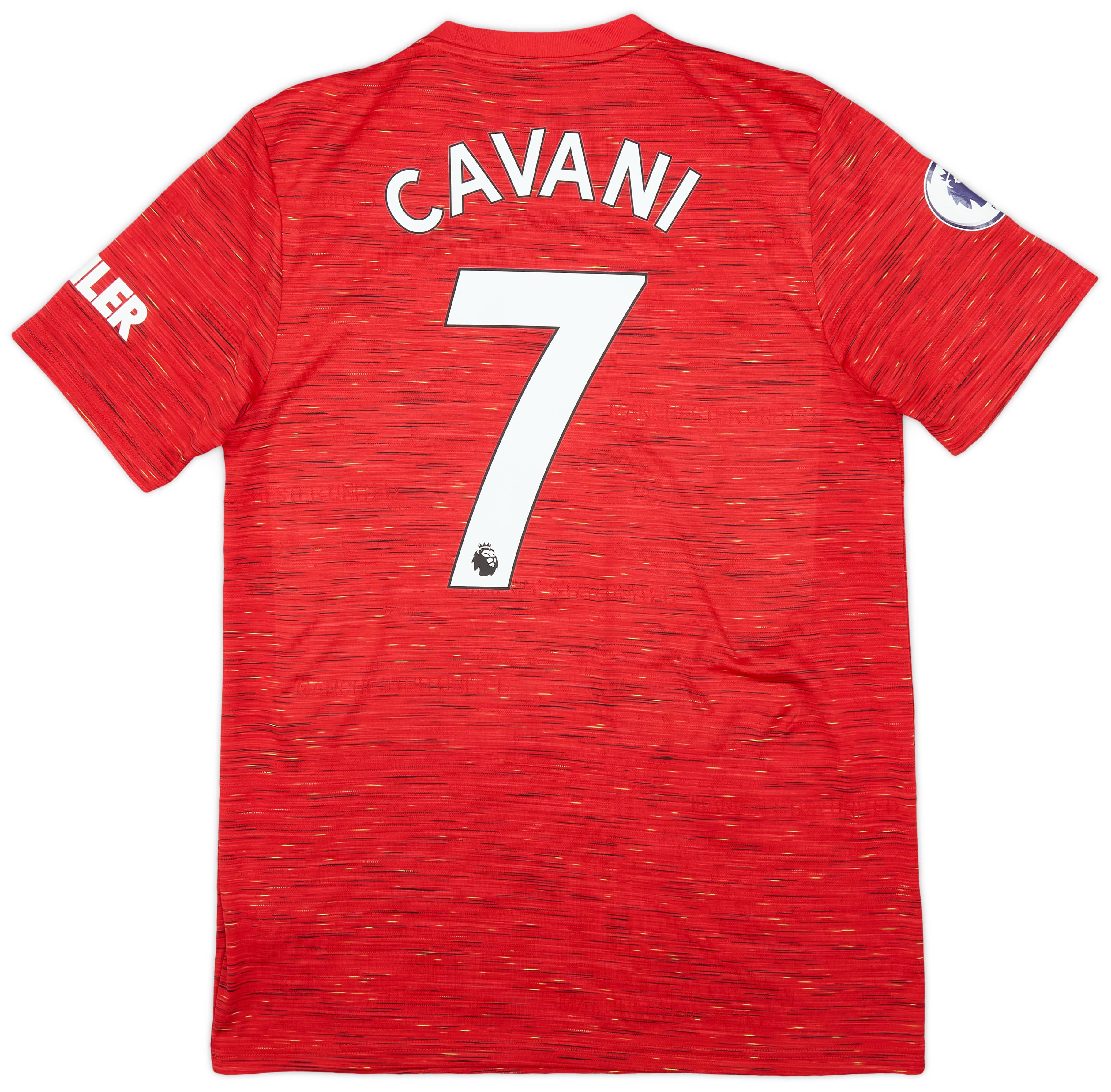 2020-21 Manchester United Home Shirt Cavani #7 - 9/10 - (M)