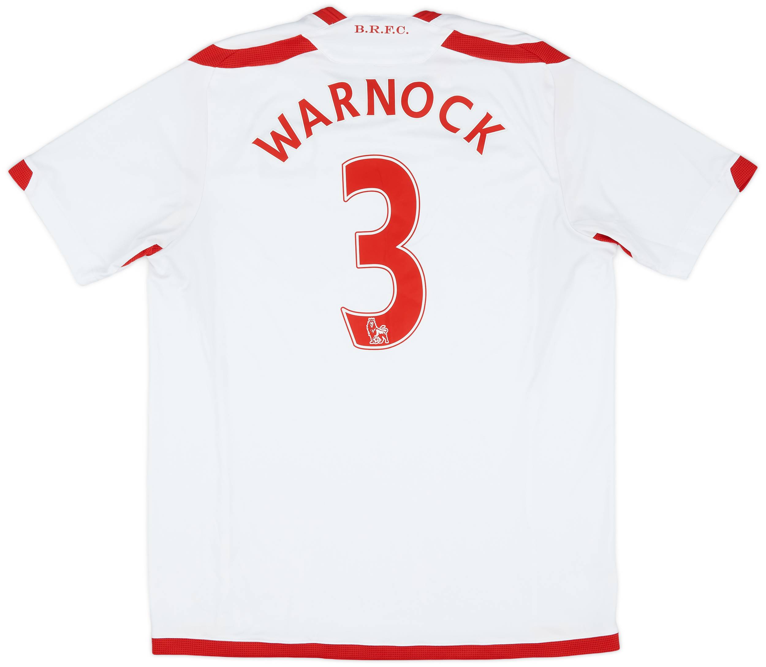 2009-10 Blackburn Away Shirt Warnock #3 - 8/10 - (L)