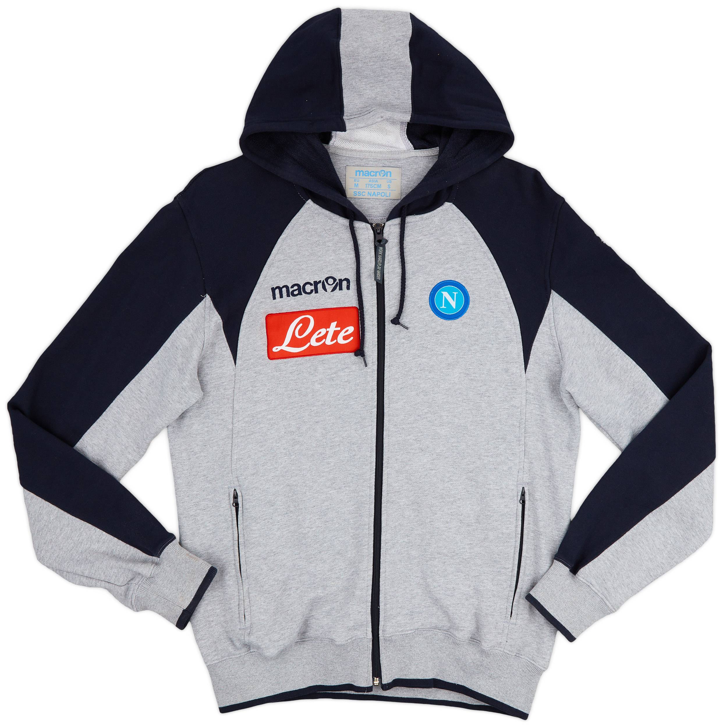 2010s Napoli Macron Hooded Top - 9/10 - (M)