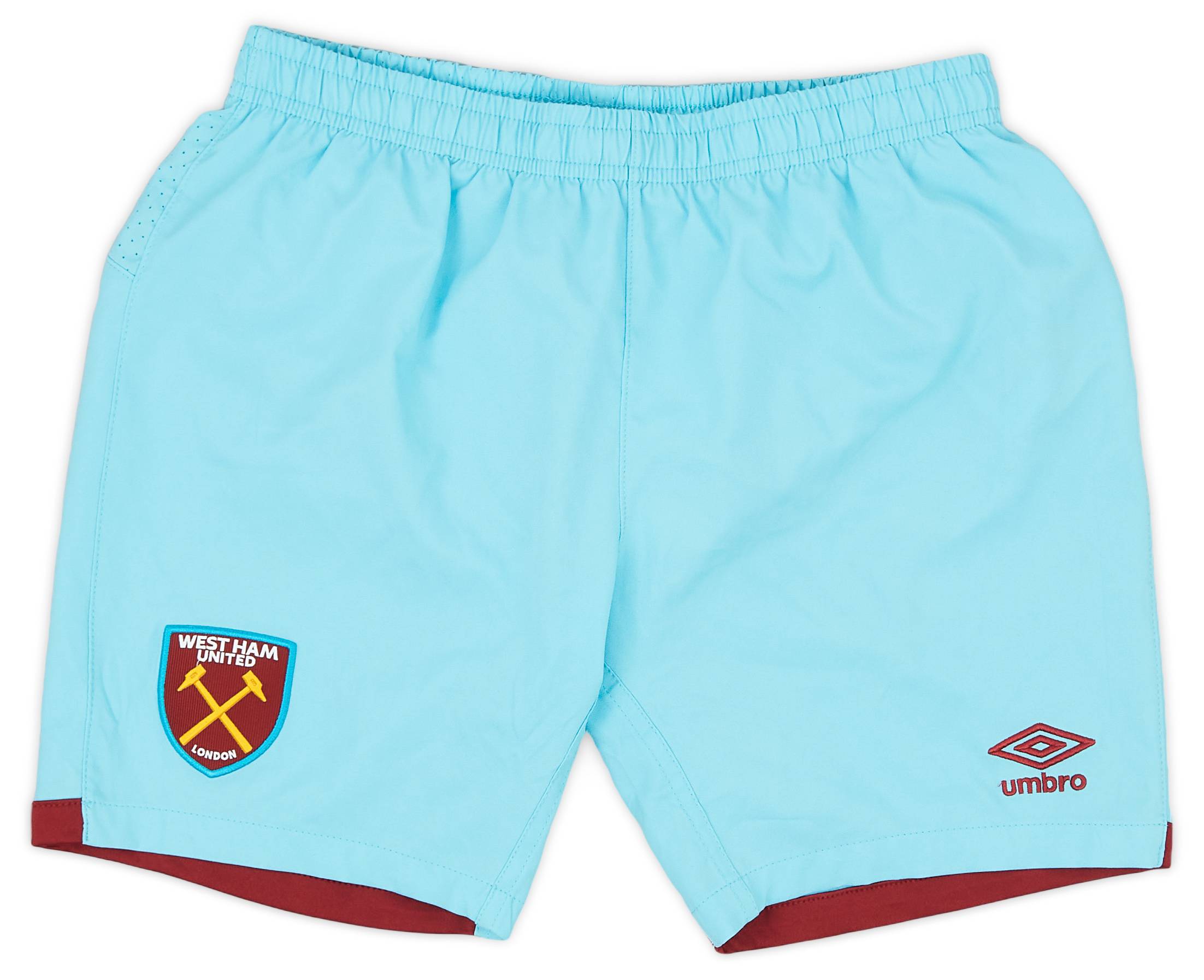 2016-17 West Ham Away Shorts - Excellent 9/10 - (L.Boys)