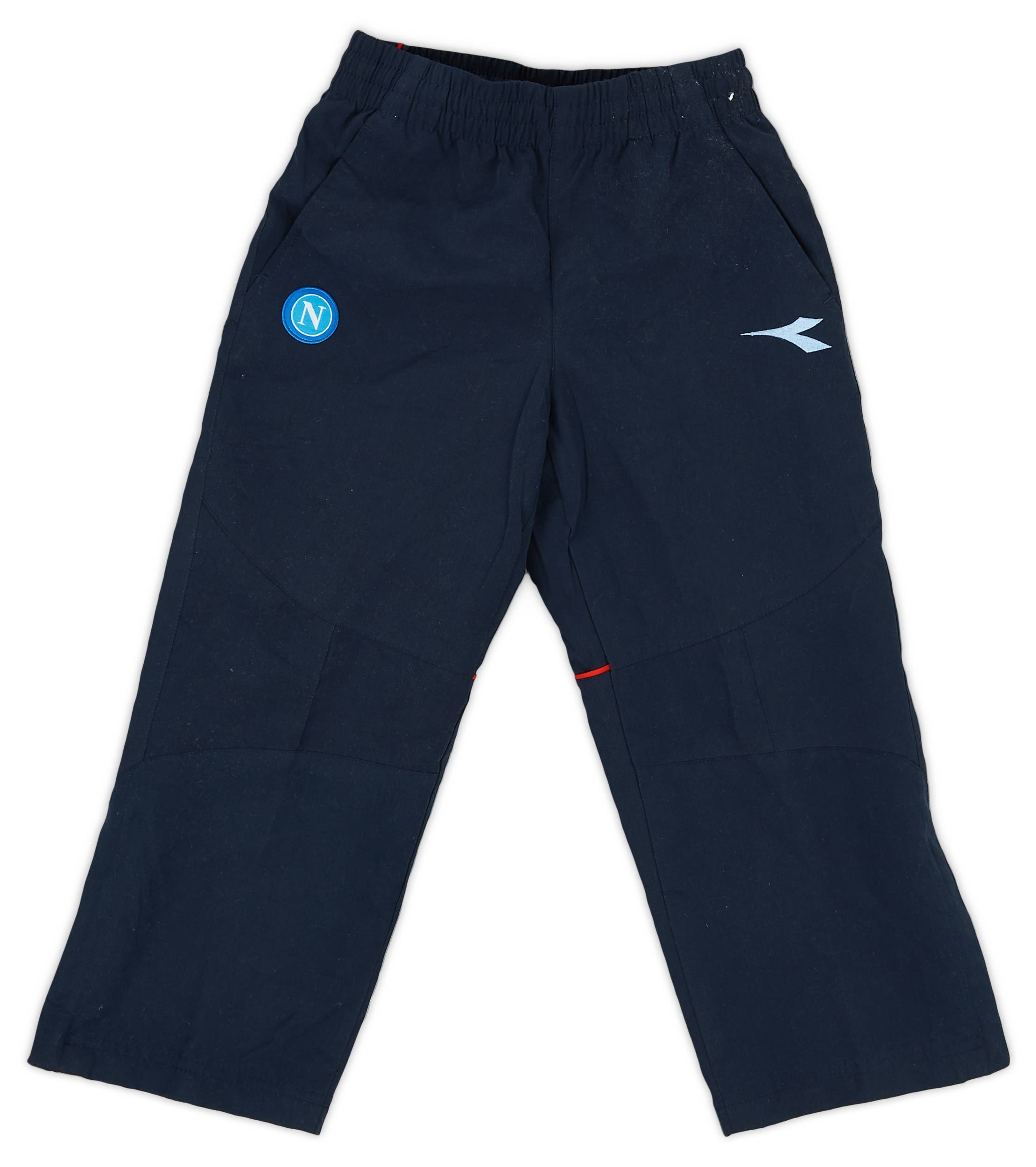 2007-08 Napoli Diadora Tracksuit Bottoms - 9/10 - (4 Years)