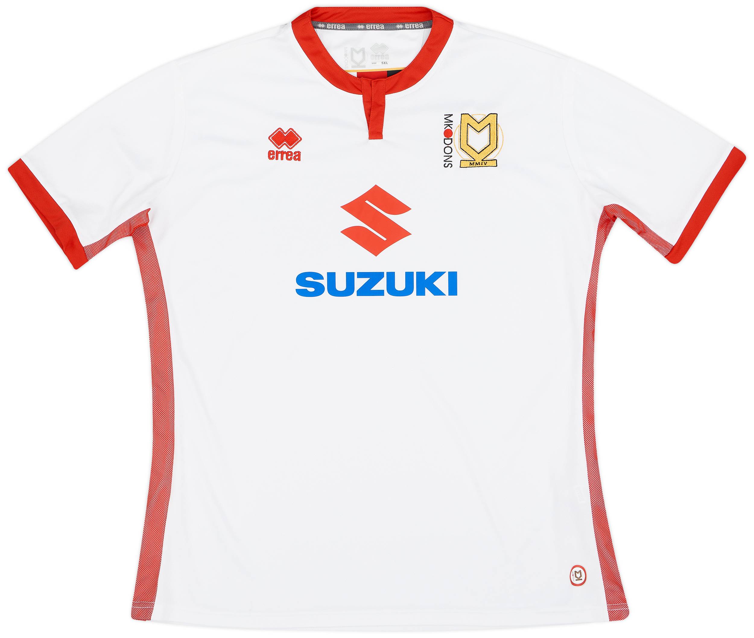 2017-18 MK Dons Home Shirt - 9/10 - (5XL)