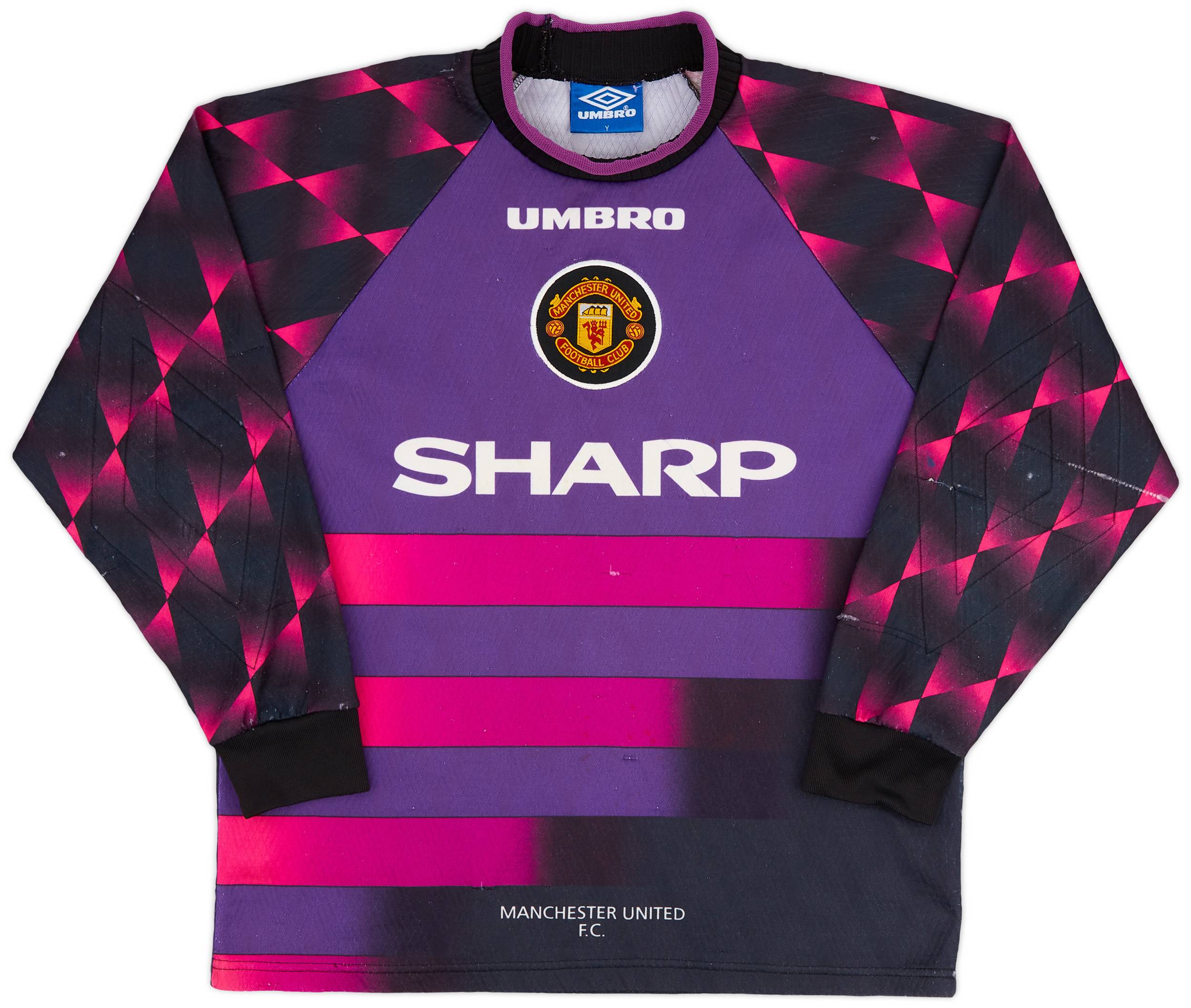 Purple manchester united goalkeeper shirt on sale