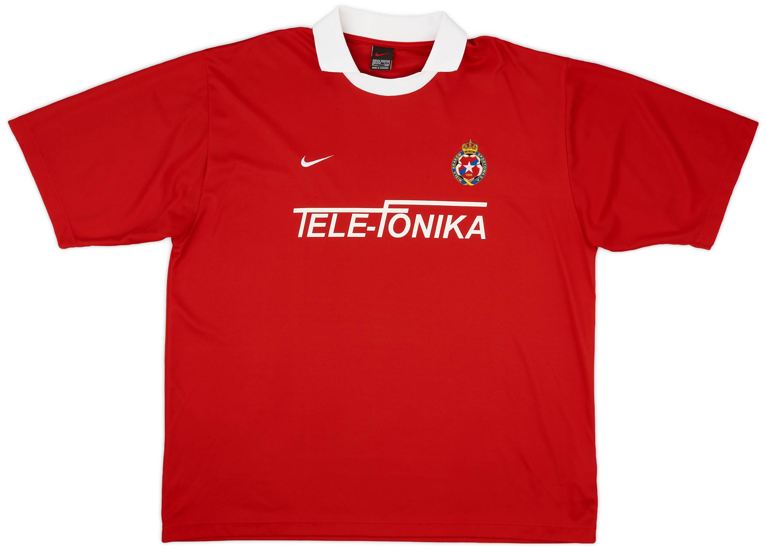 2000-02 Wisla Krakow Home Shirt - 9/10 - (XXL)