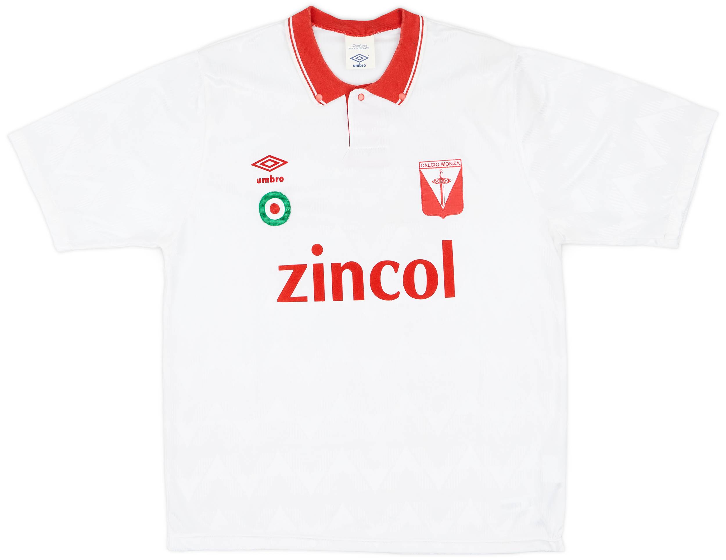 1991-92 Monza Match Issue Home Shirt #15 (Di Biagio)