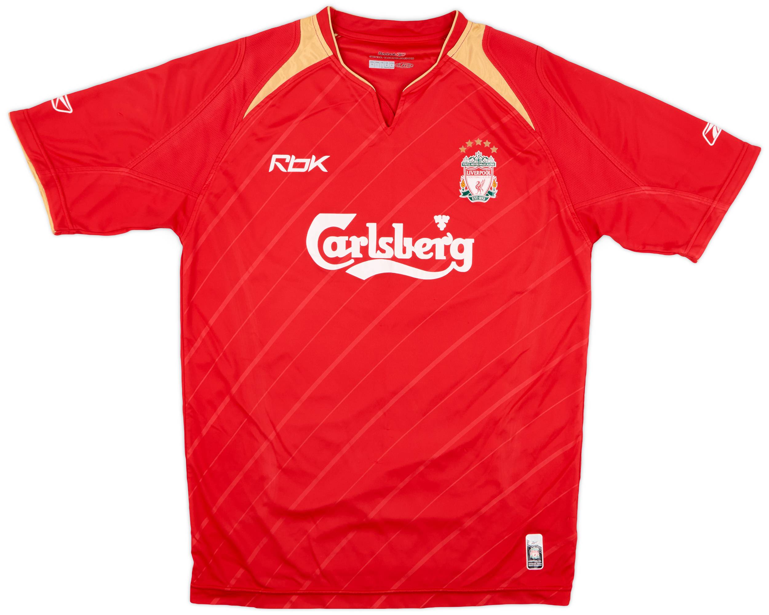 2005-06 Liverpool CL Home Shirt - 6/10 - (M)