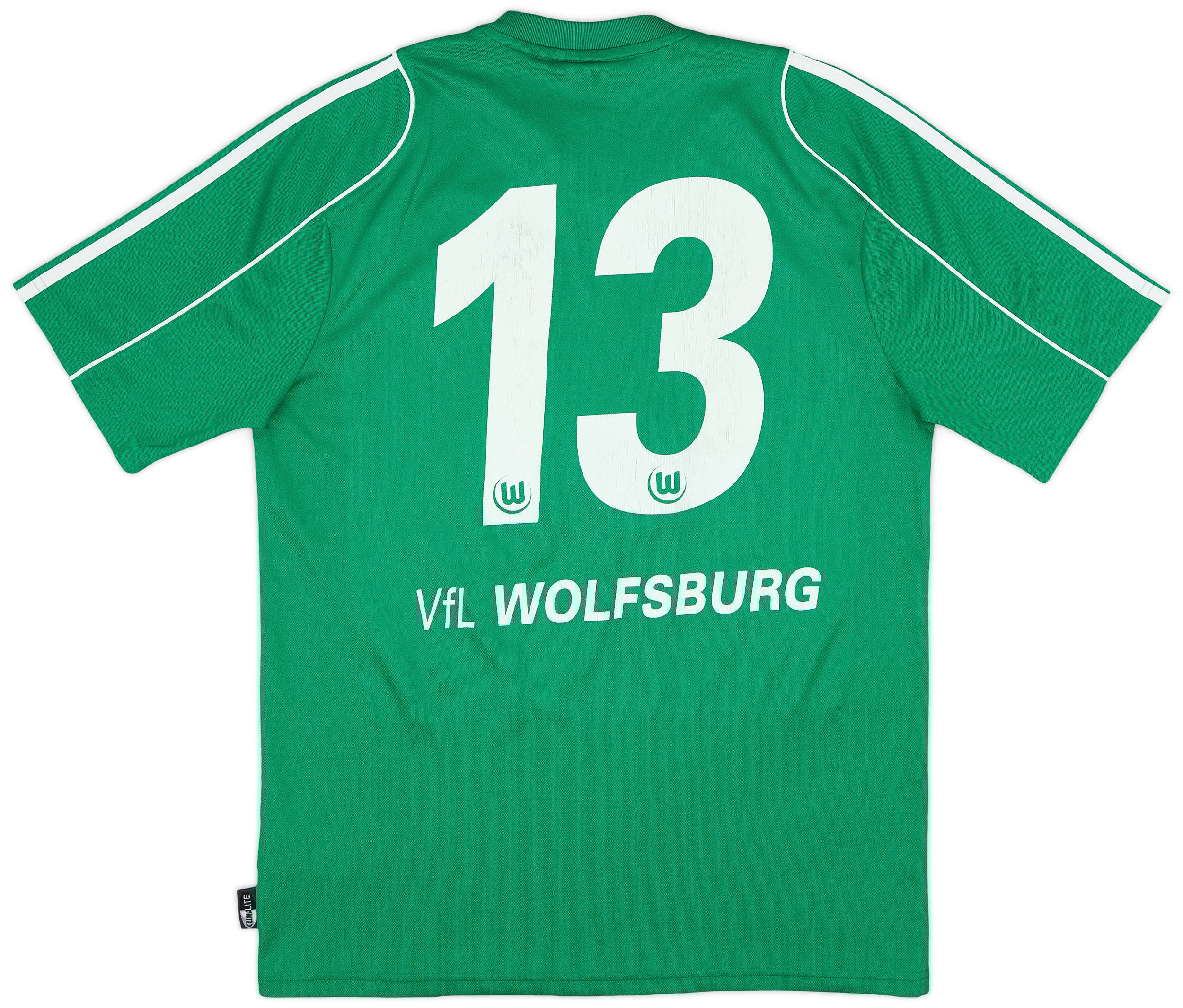 adidas - VfL Wolfsburg トレーニングセット 2009-10 Wolfsburg adidas Training Shirt #13 - 7/10 - (S)