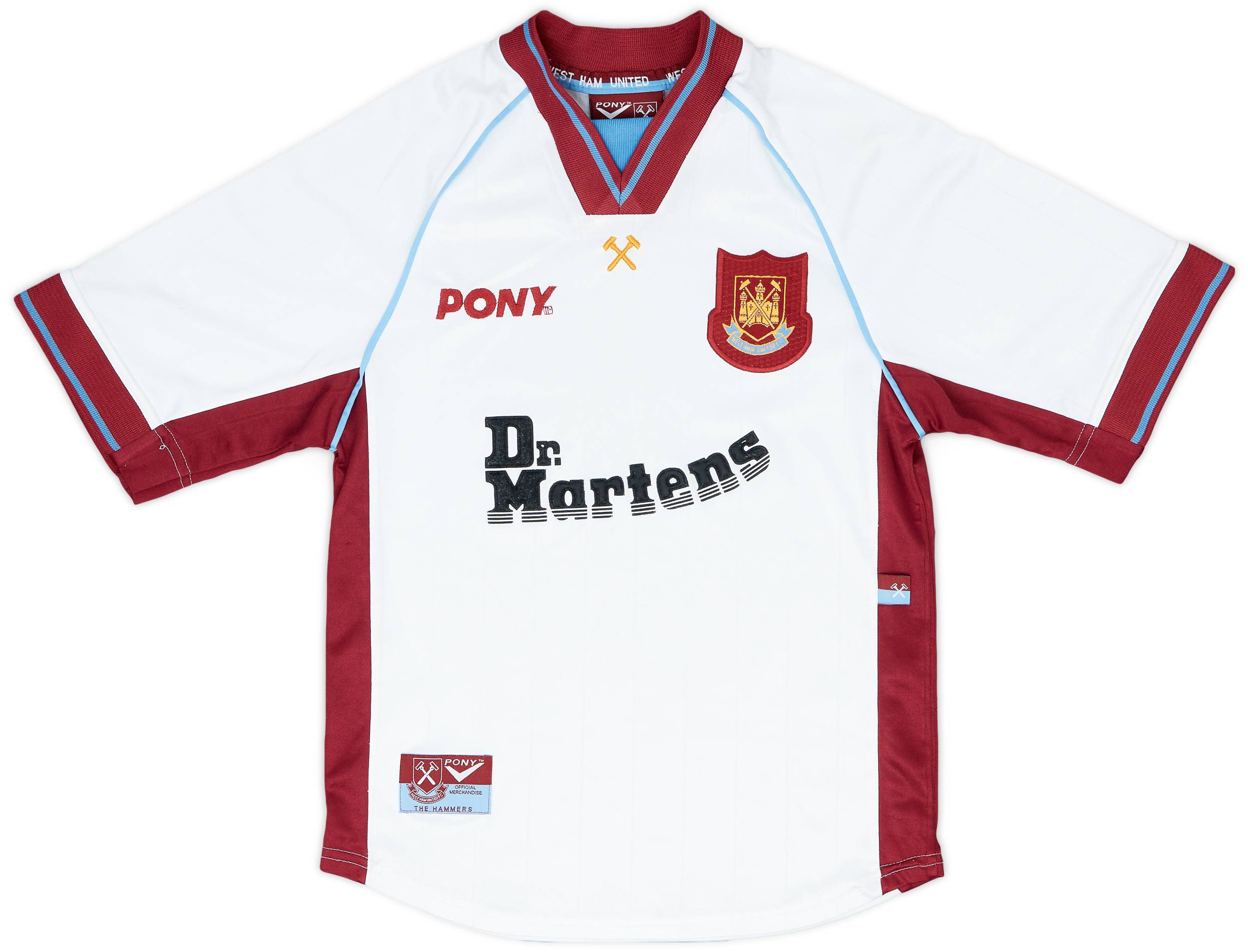 1998-99 West Ham Away Shirt - 8/10 - (L.Boys)