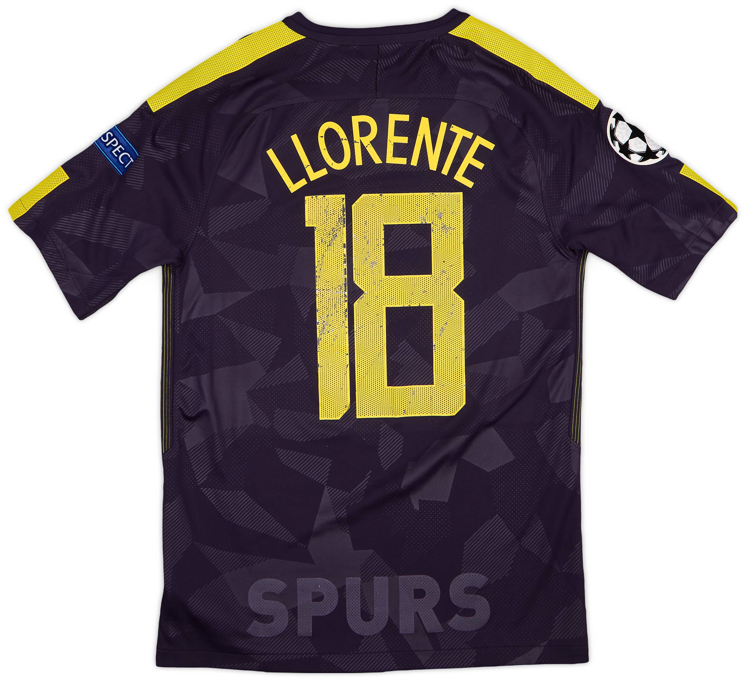 2017-18 Tottenham Third Shirt LLorente #18 - 6/10 - (S)