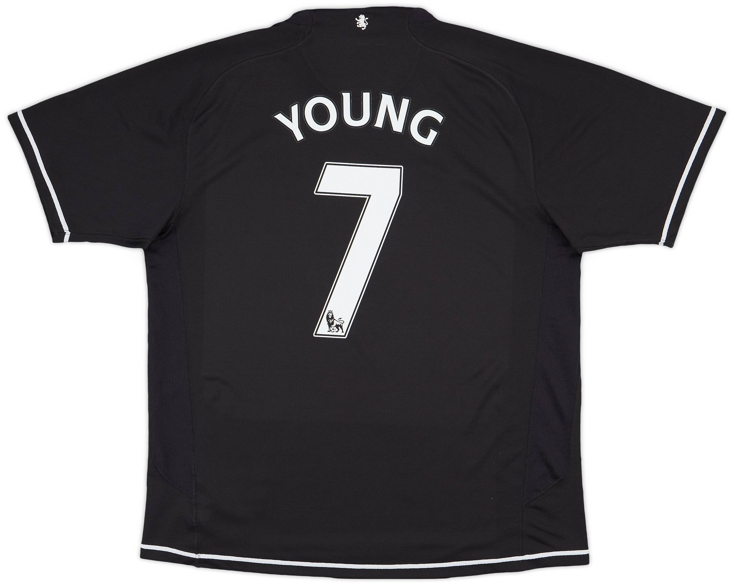 2007-08 Aston Villa Third Shirt Young #7 - 5/10 - (L)