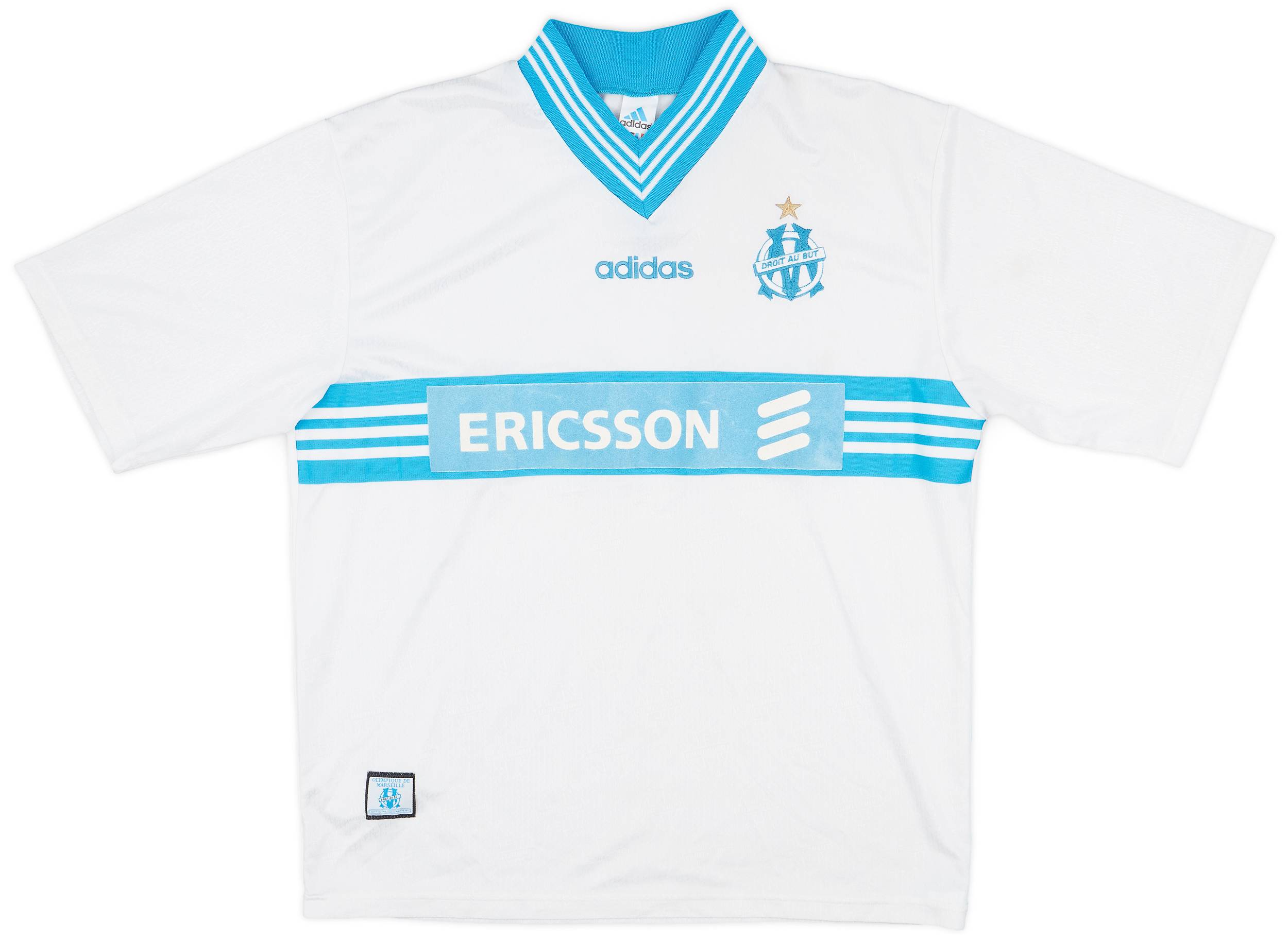 1997-98 Olympique Marseille Home Shirt - 7/10 - (XL)