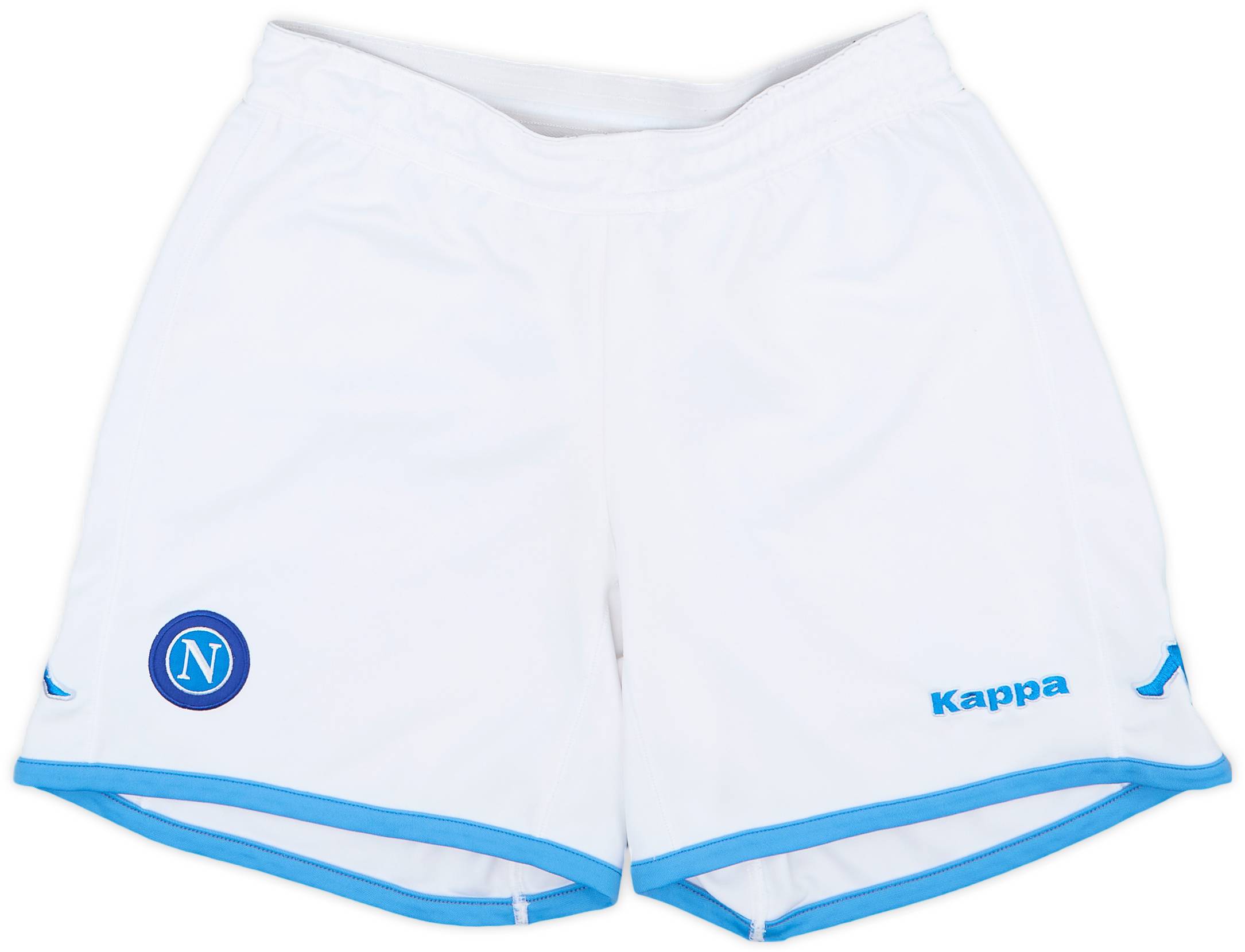 2005-06 Napoli Home Shorts - 8/10 - (L)