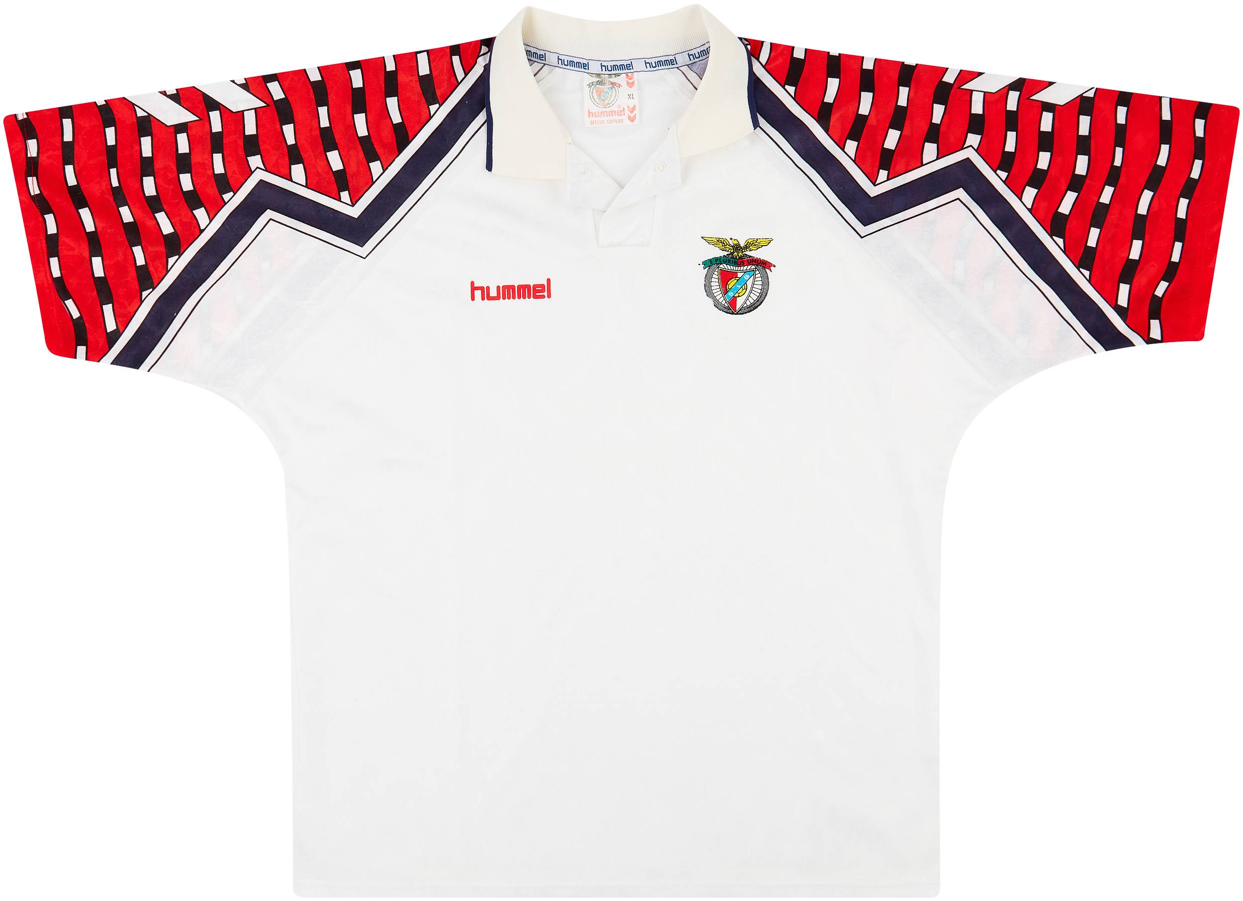 hummel SLベンフィカ 92-93（H）ゲームシャツ hummel SLベンフィカ 92-93（H）ゲームシャツ - メルカリ