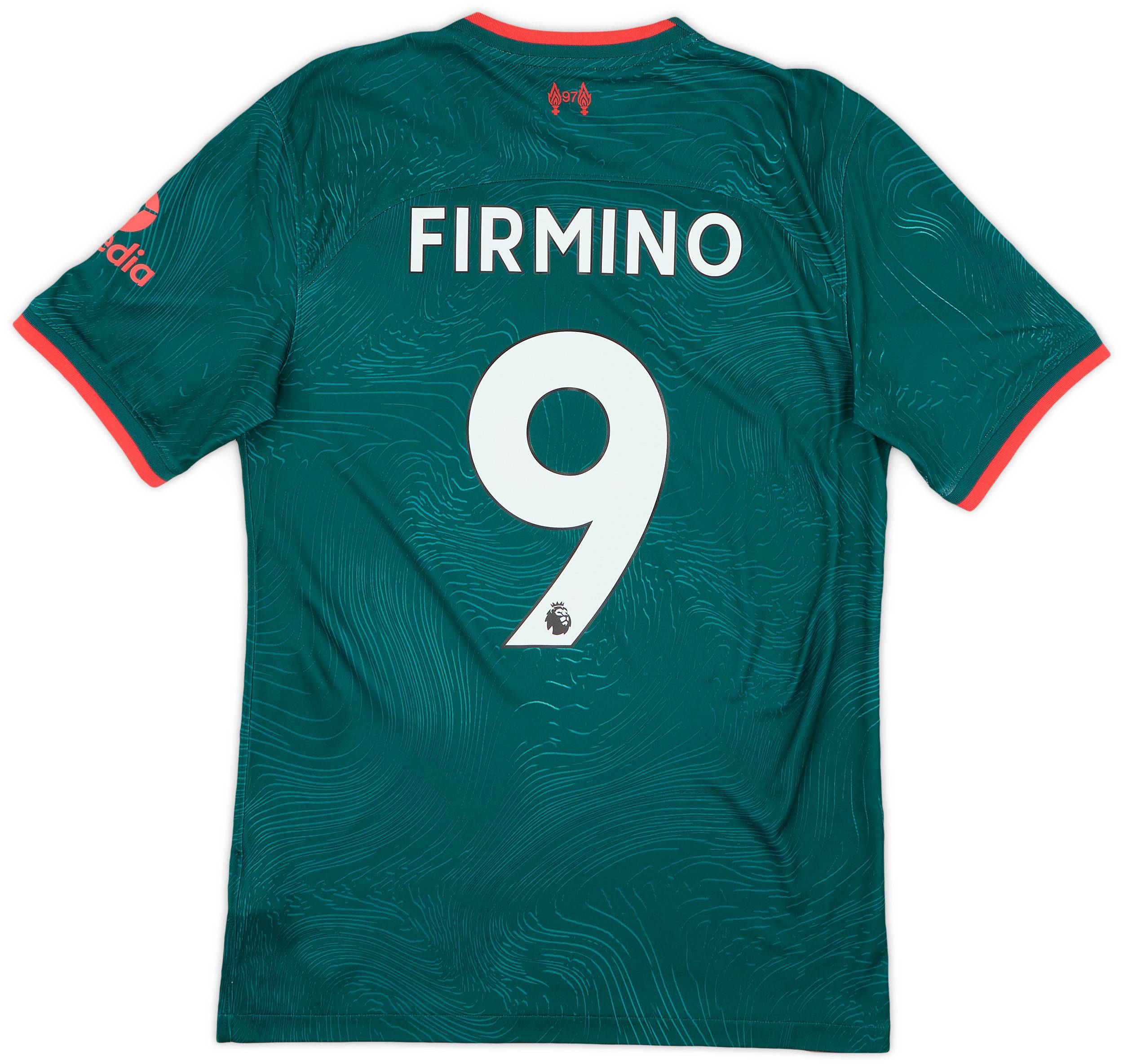 2022 23 Liverpool Third Shirt Firmino 9 10 10 S
