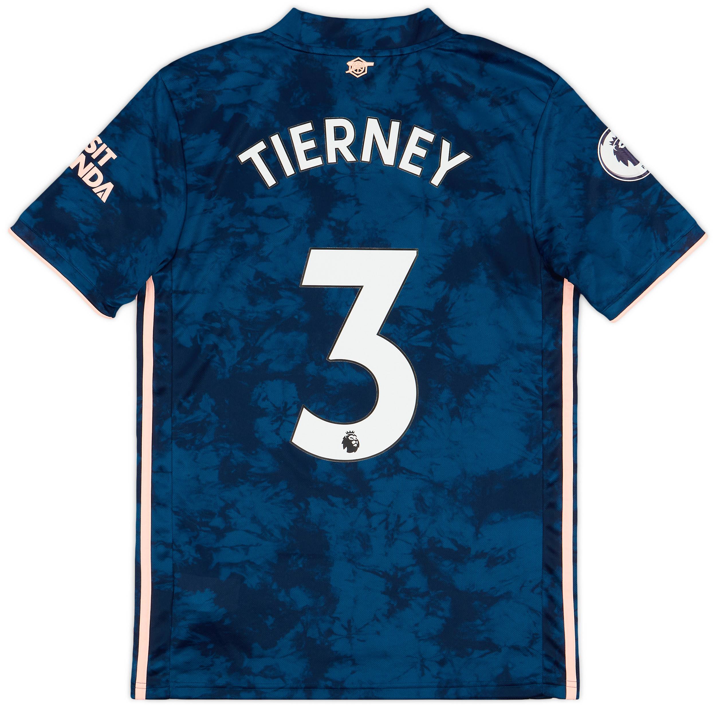 2020-21 Arsenal Third Shirt Tierney #3 8/10 (S)