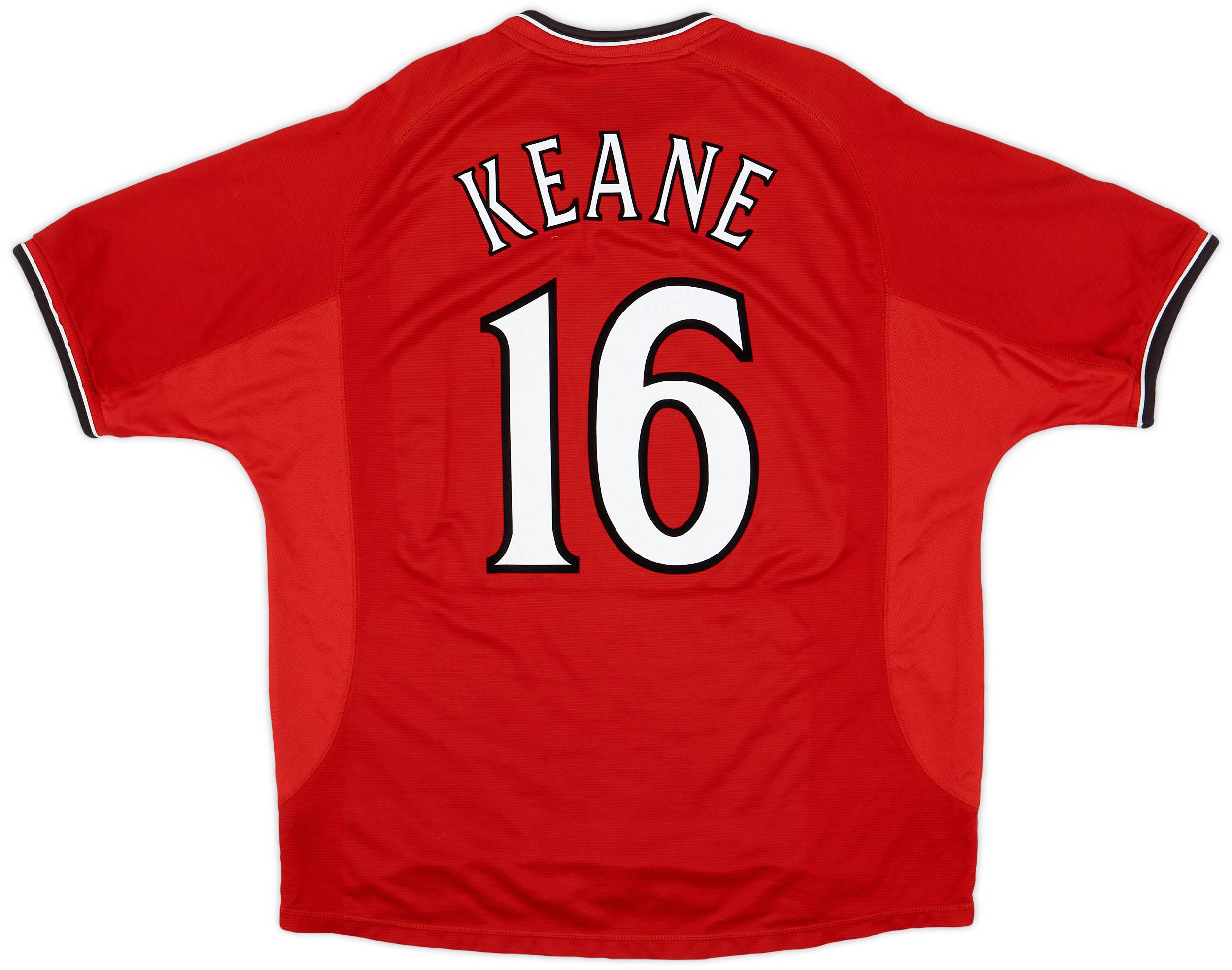2000-02 Manchester United Home Shirt Keane #16 - 7/10 - (XXL)