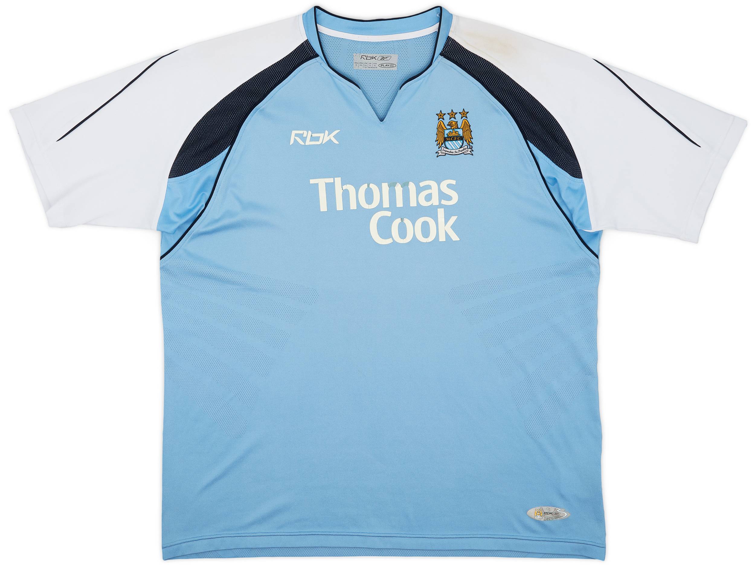 2006-07 Manchester City Home Shirt - 5/10 - (XL)